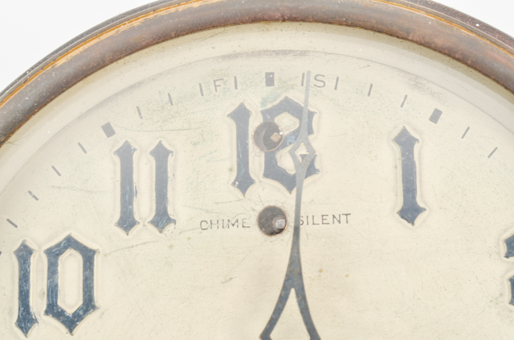 1920s New Haven Winsome "Mt Vernon" Églomisé Banjo Clock