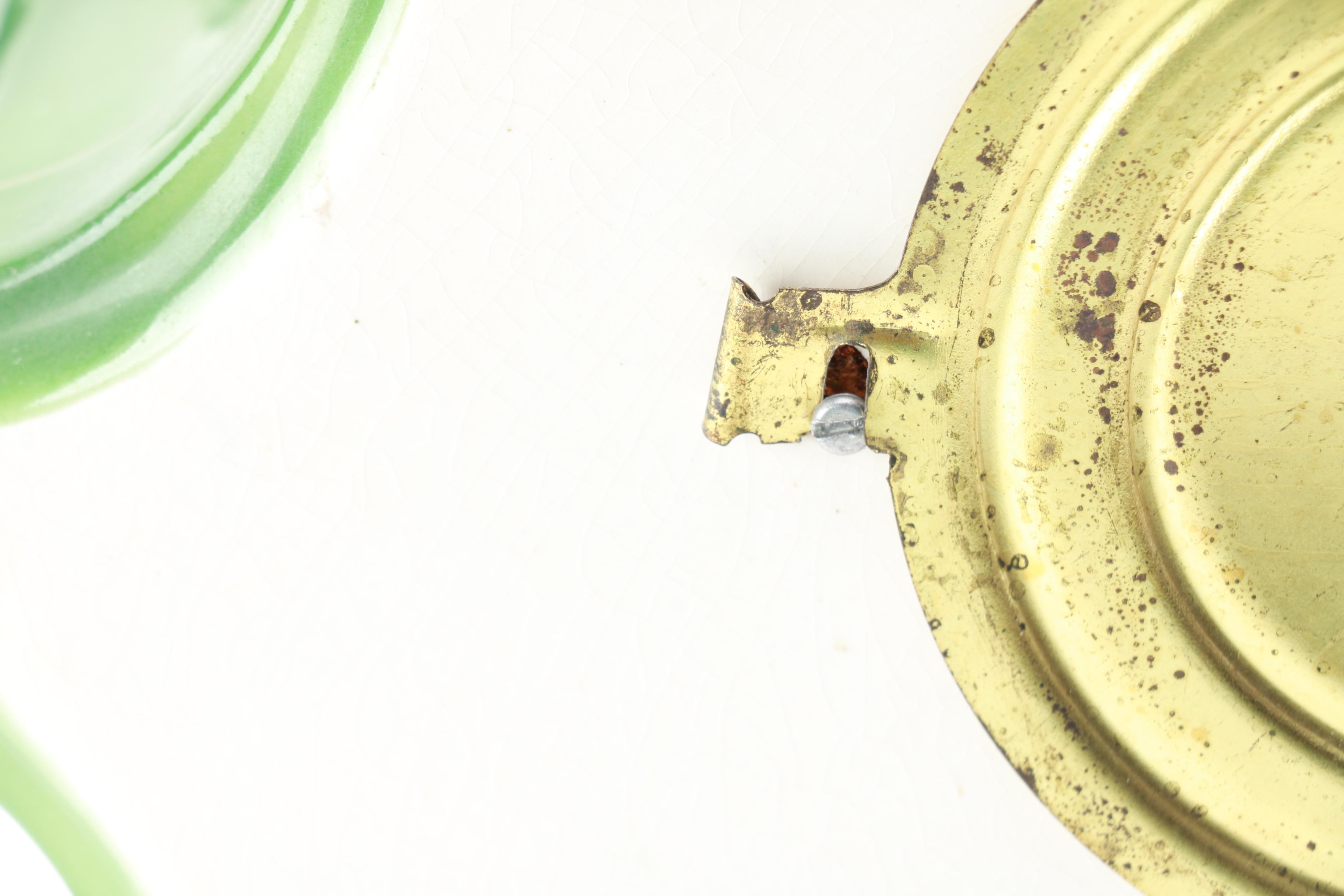 Ansonia Royal Bonn "La Manche" Porcelain Mantel Clock