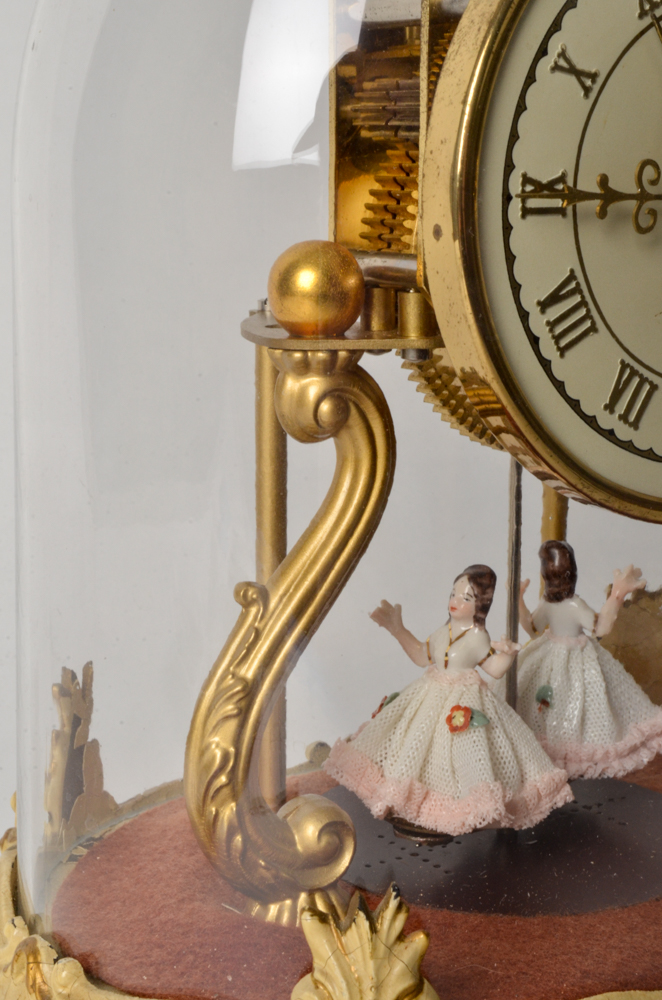 Vintage W. & A. Schmid-Schlenker Jr. Seven Jewel Anniversary Clock