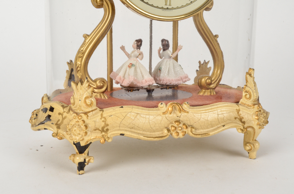 Vintage W. & A. Schmid-Schlenker Jr. Seven Jewel Anniversary Clock