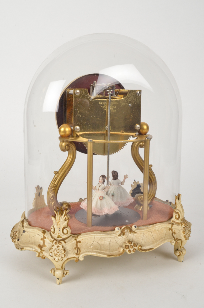 Vintage W. & A. Schmid-Schlenker Jr. Seven Jewel Anniversary Clock