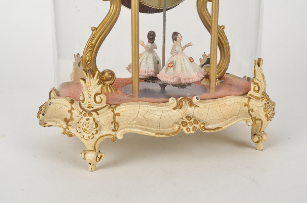 Vintage W. & A. Schmid-Schlenker Jr. Seven Jewel Anniversary Clock