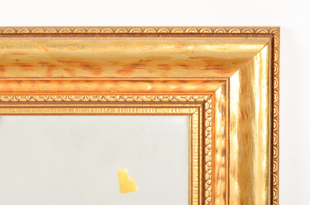 Gold Tone Wall Mirror
