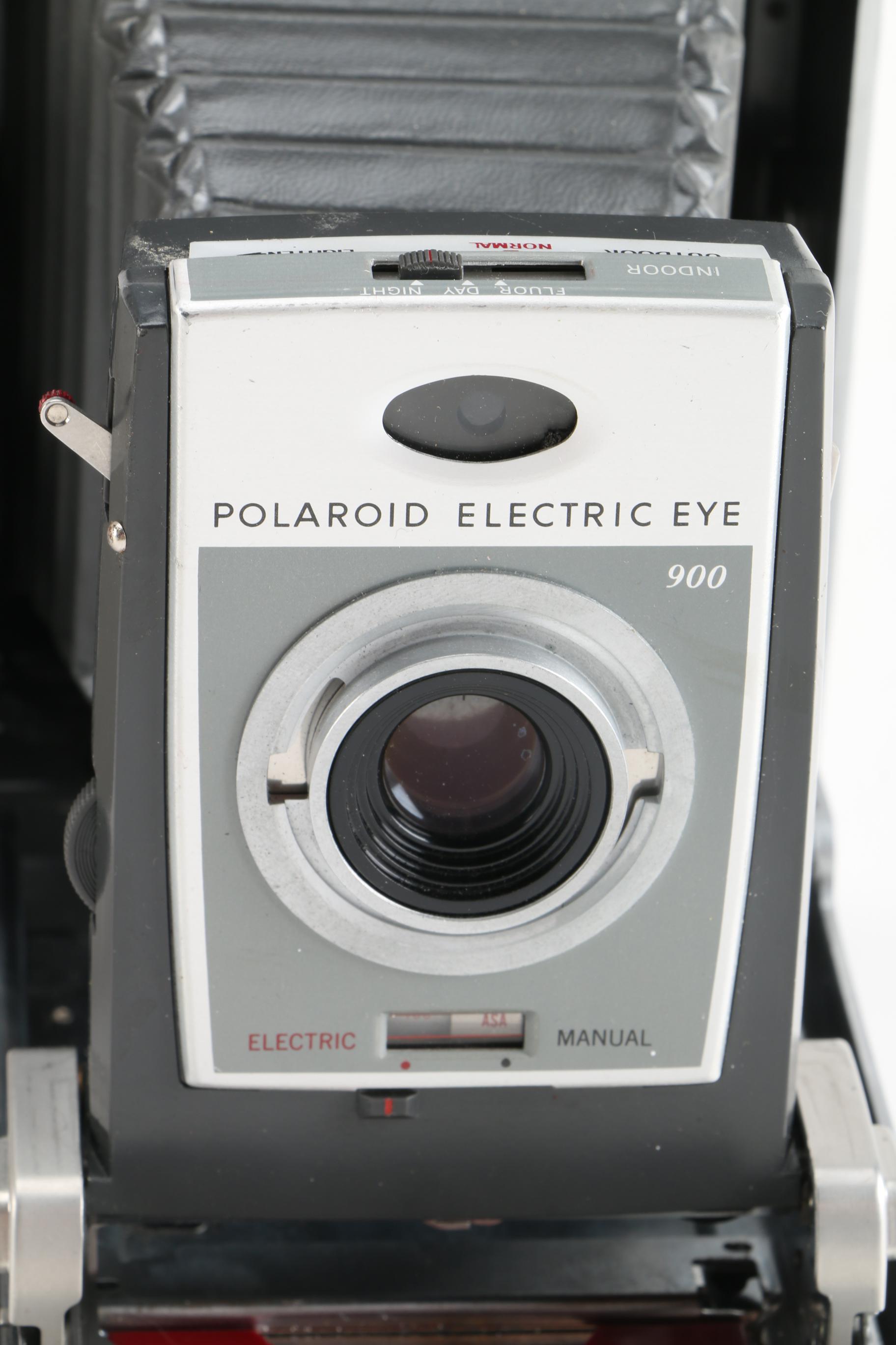 Polaroid 900 Electric Eye Land Camera and Accessories
