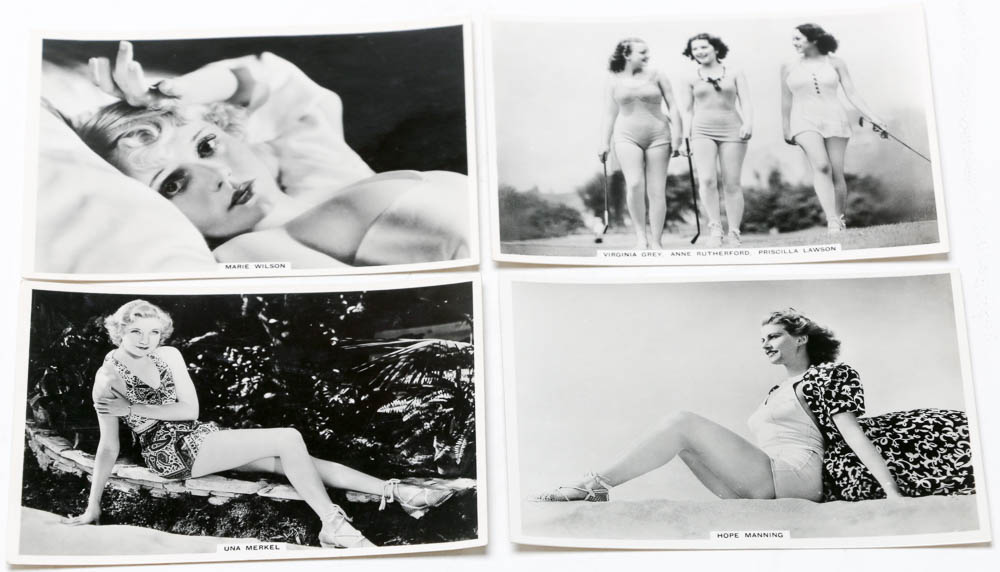 1938 British American Tobacco Cards "Modern Beauties" Set
