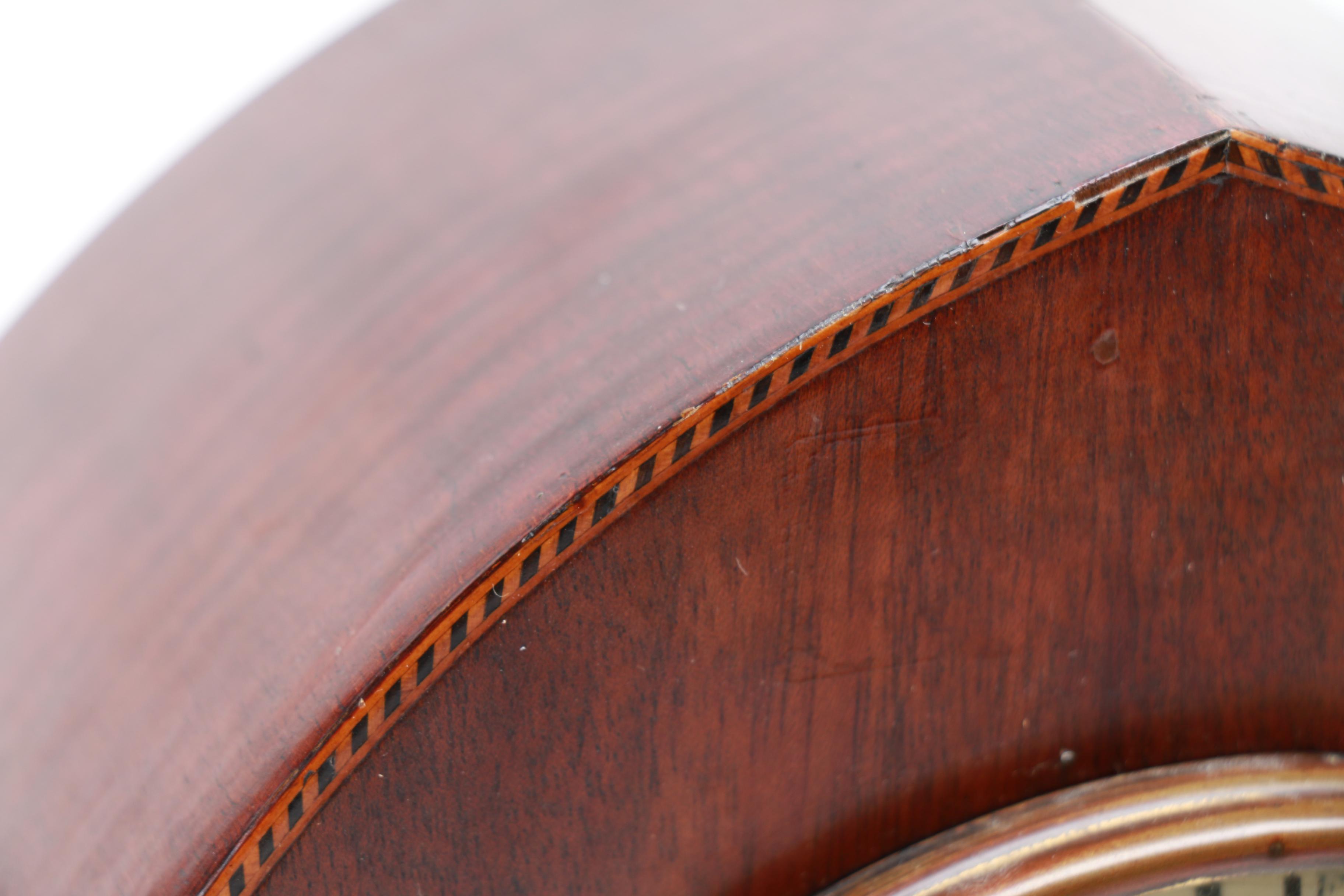 Antique Gilbert Clock Company Bedford Wooden Clock with Winding Key