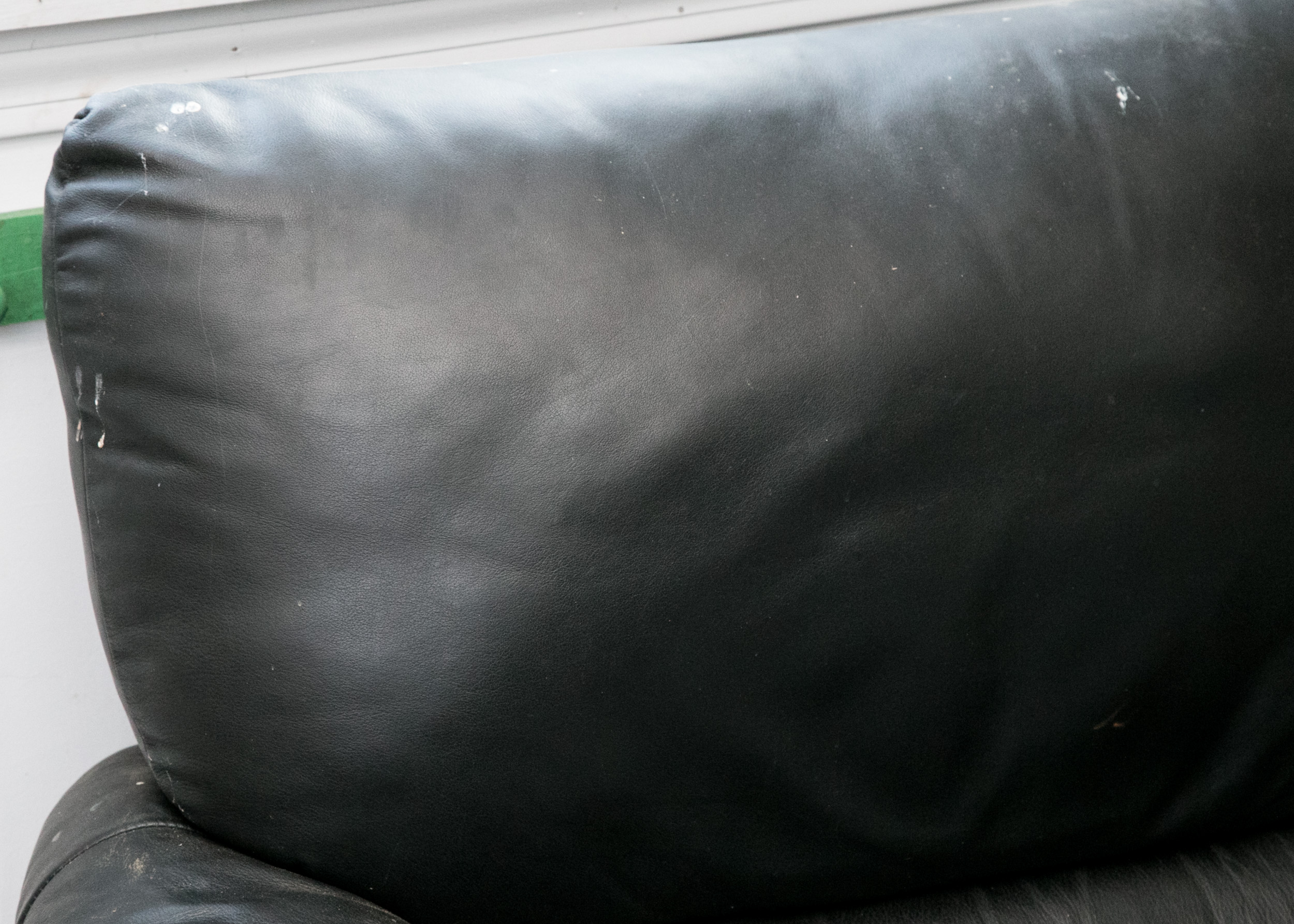 Contemporary Italsofa Black Leather Chair