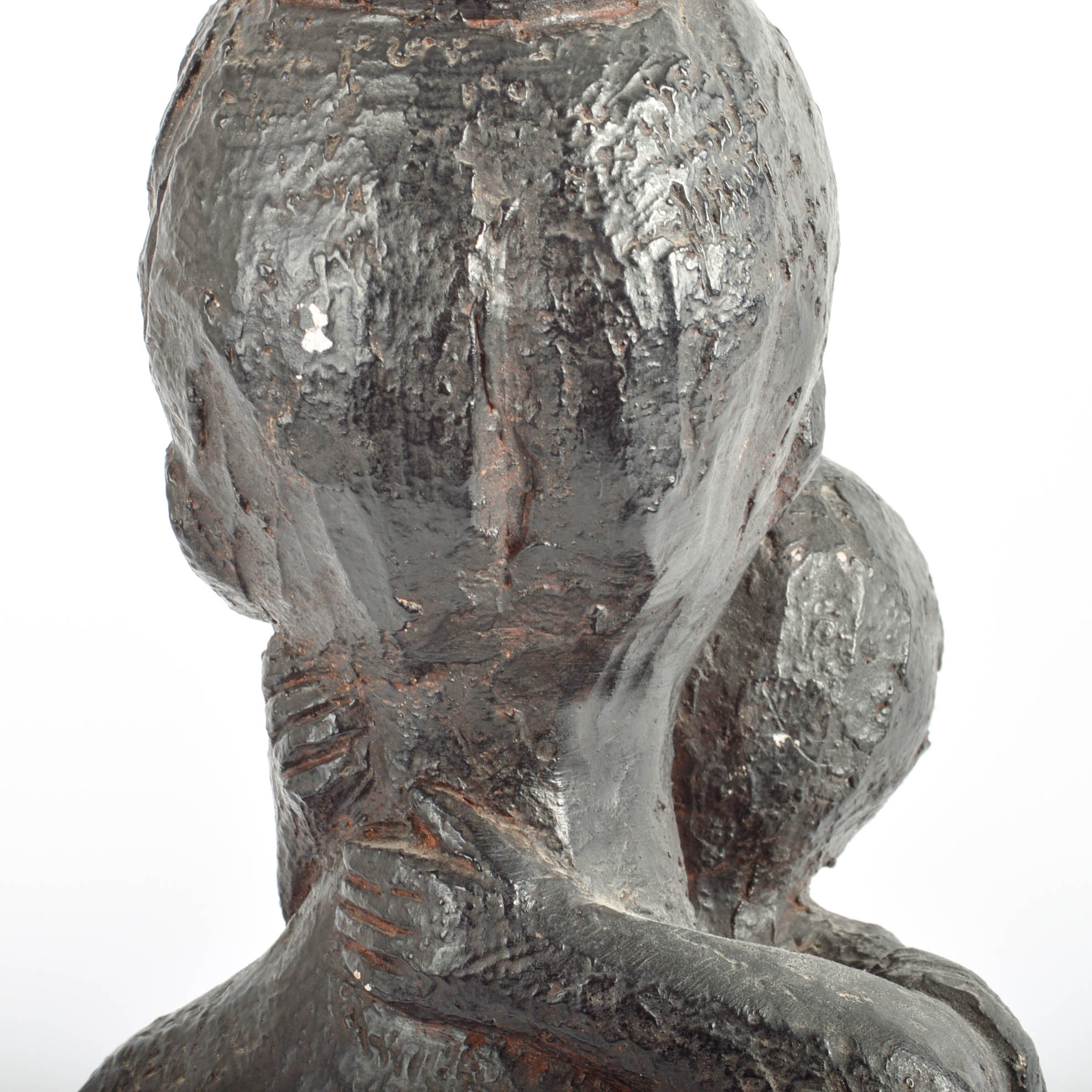 Vintage Mother and Child Sculpture