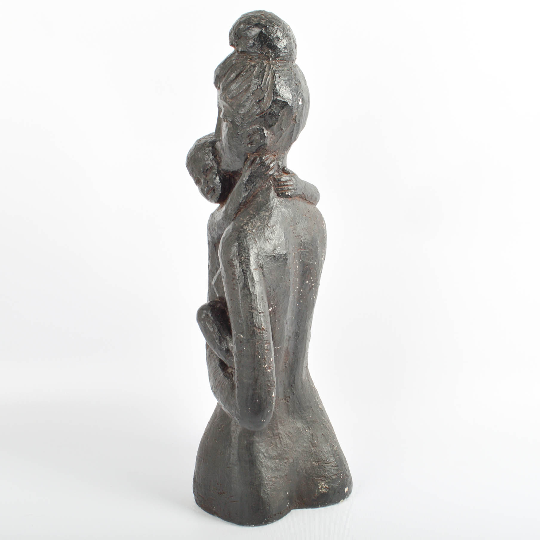 Vintage Mother and Child Sculpture