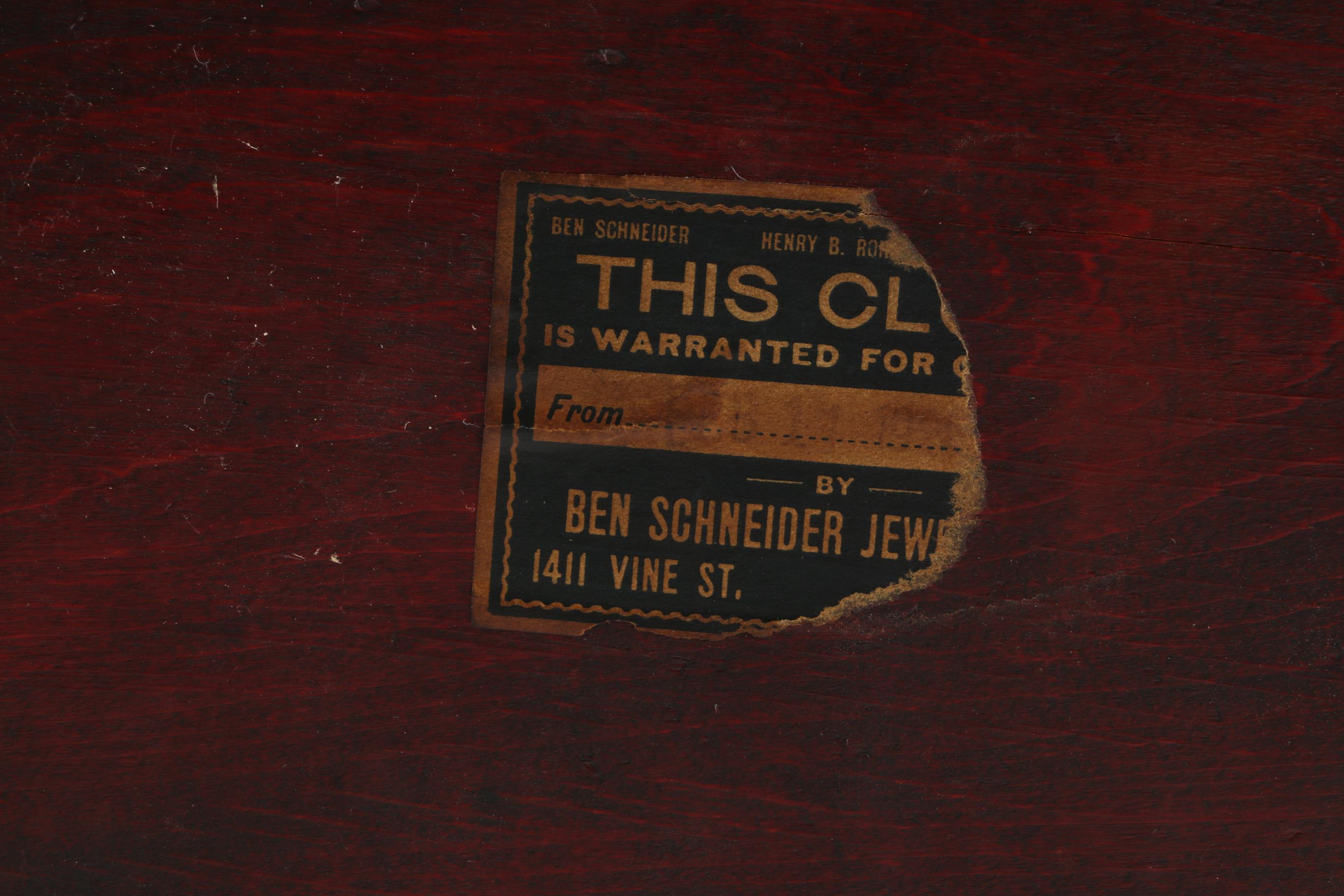 Vintage Gustav Becker Mantel Clock