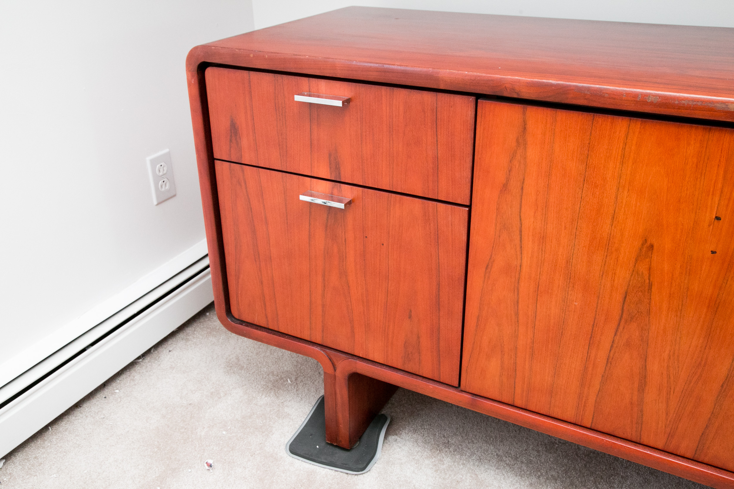 Mid Century Modern Rosewood Credenza by BiltRite Elite