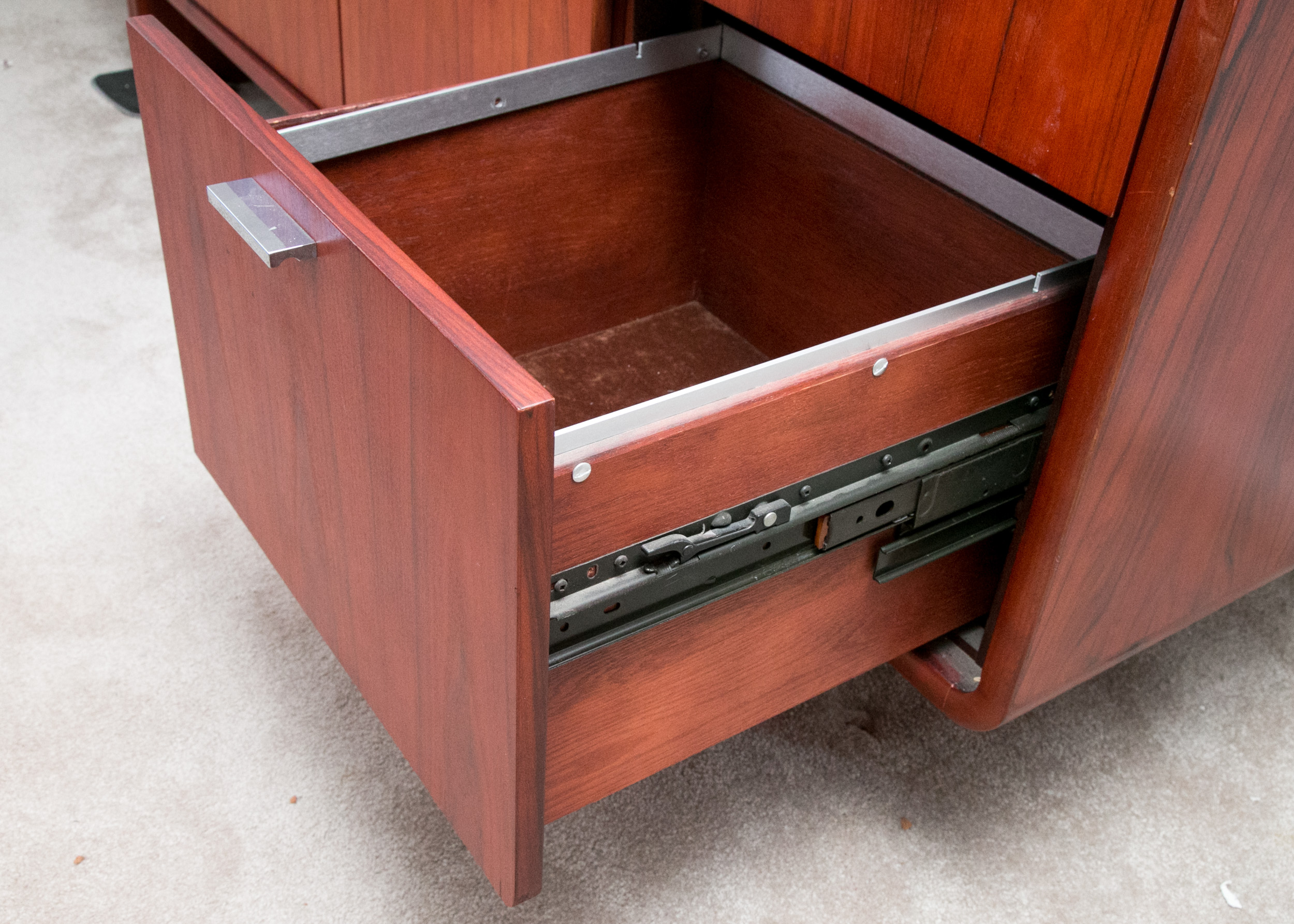 Mid Century Modern Rosewood Credenza by BiltRite Elite