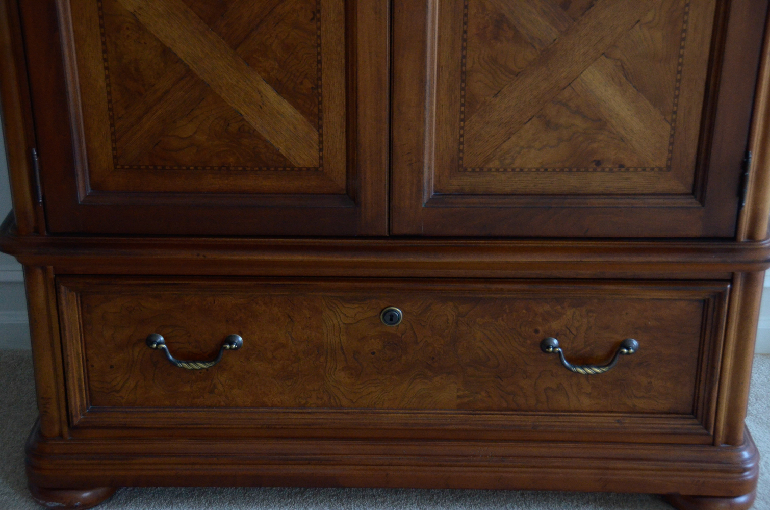 Contemporary Oak Armoire