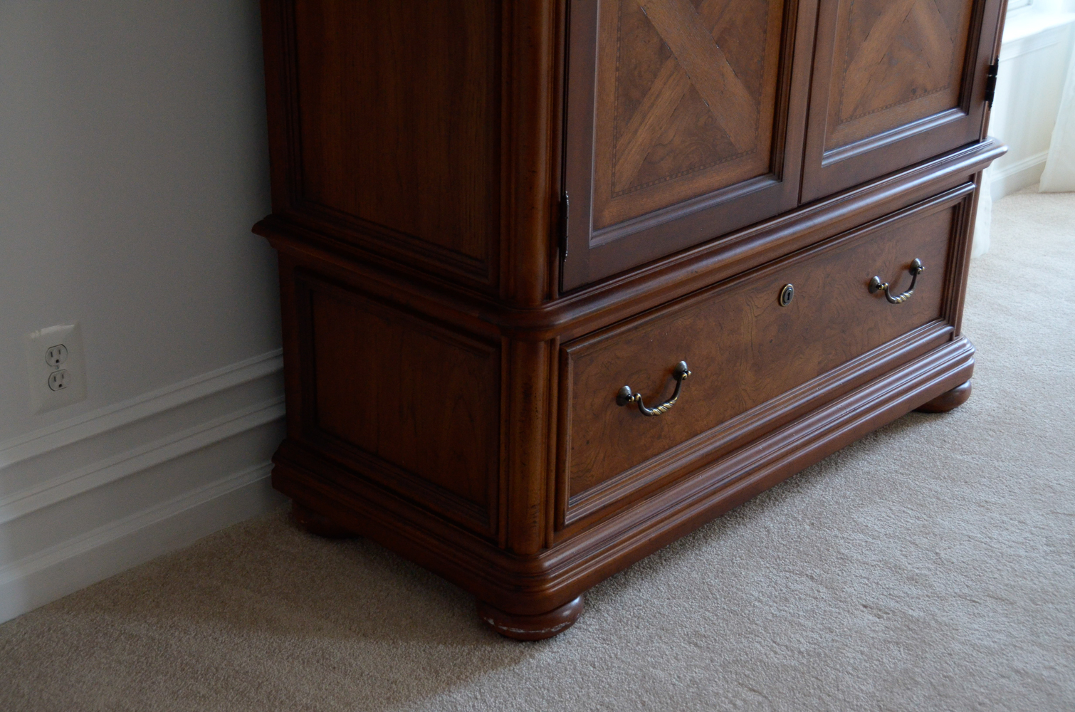 Contemporary Oak Armoire