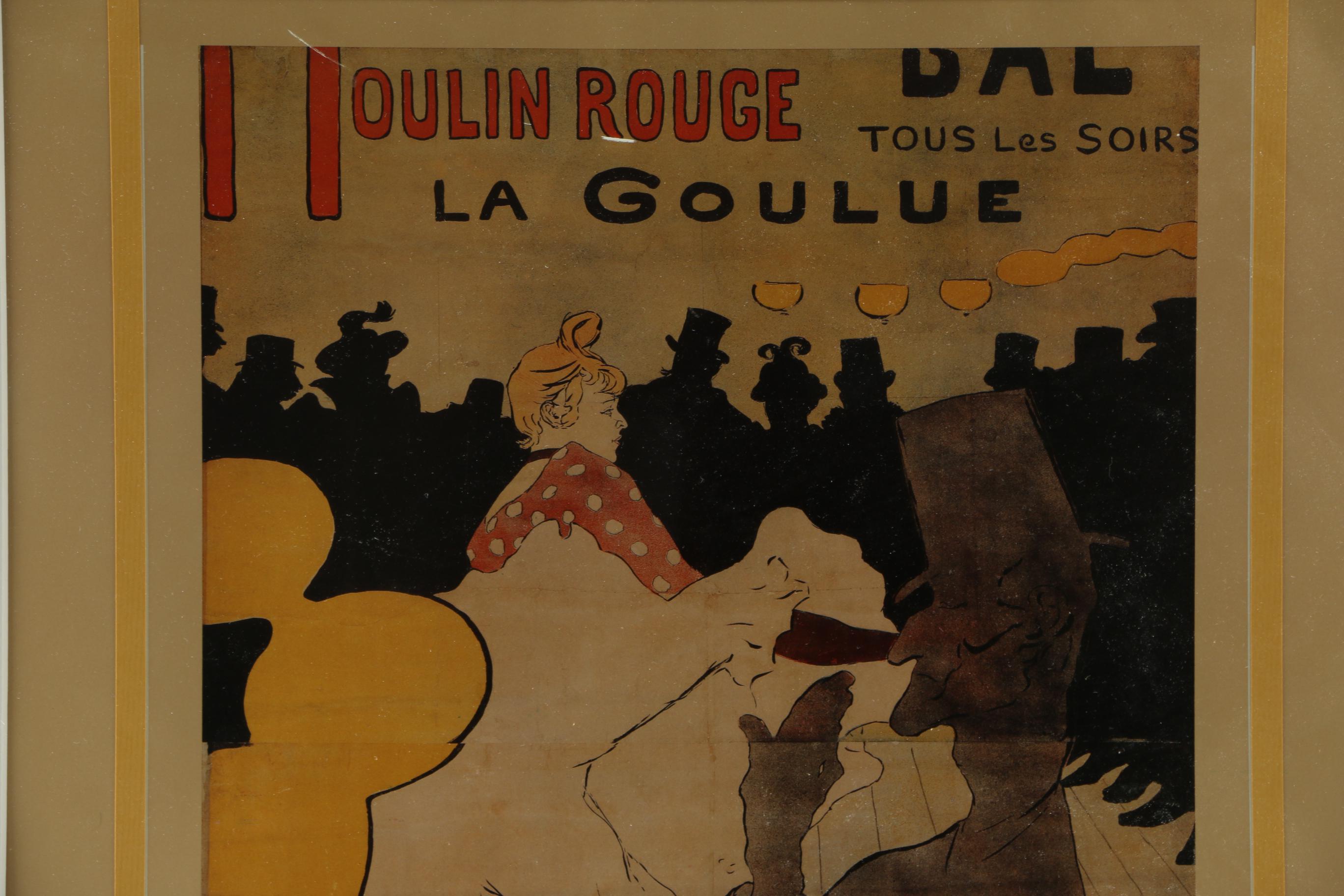 Henri Toulouse-Lautrec Offset Lithograph “Moulin Rouge, Concert Bal”