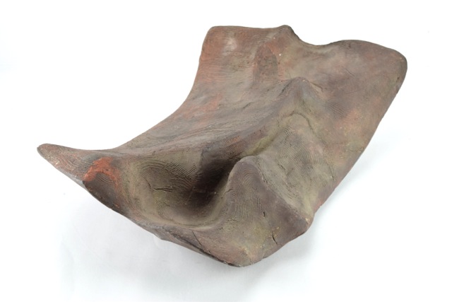 Original Tuska Abstract Clay Sculpture