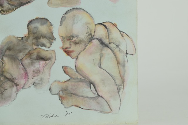 Original Tuska Watercolor Painting