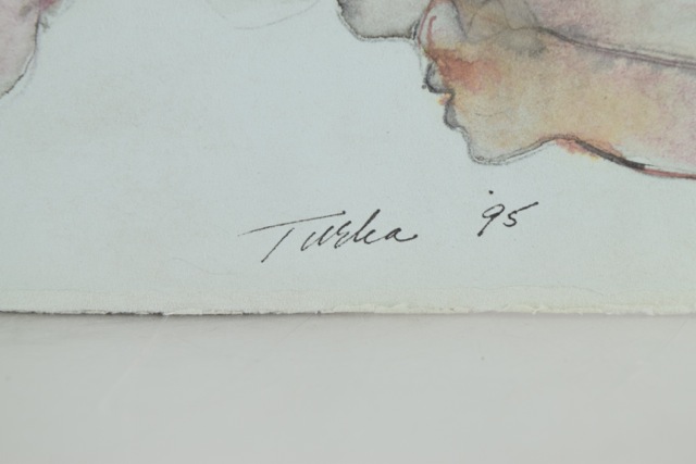 Original Tuska Watercolor Painting