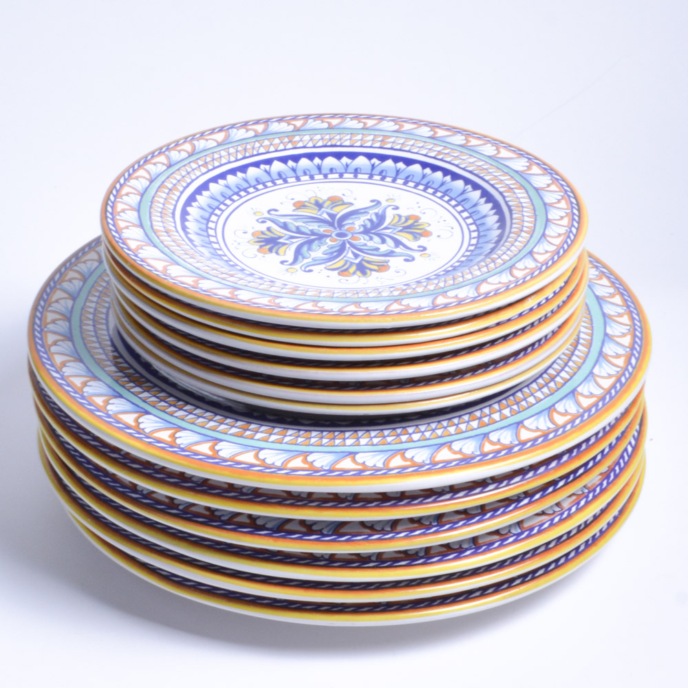 Williams-Sonoma "Mediterranean" Deruta-Style Dishware