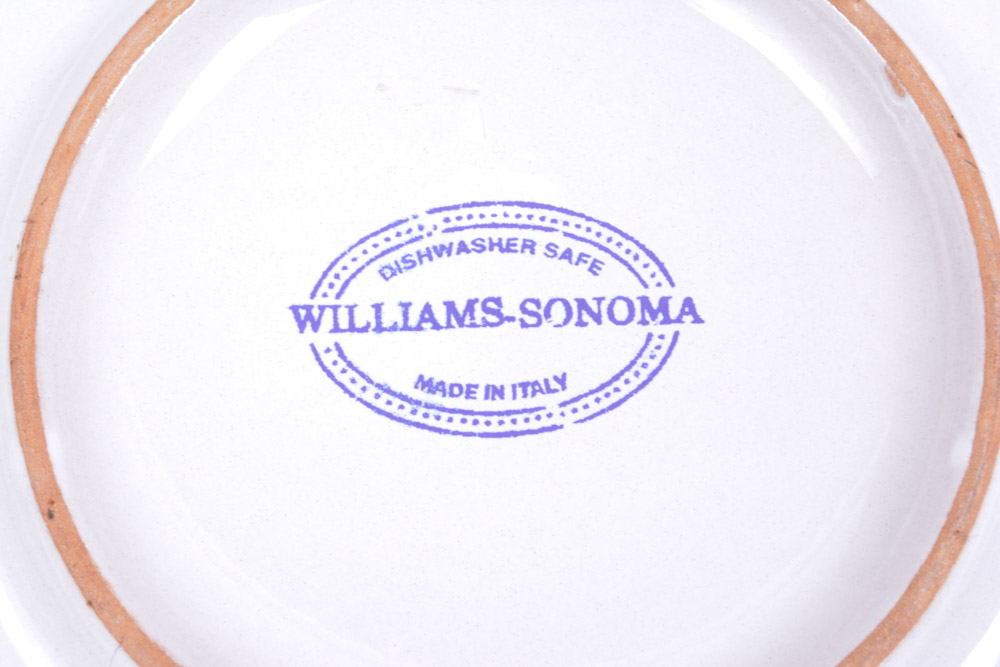 Williams-Sonoma "Mediterranean" Deruta-Style Dishware