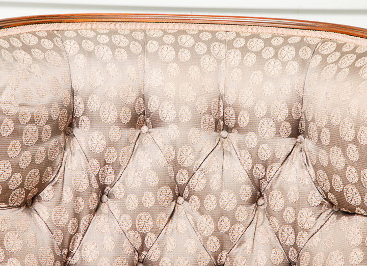 Pair of Michigan Furniture Vintage Upholstered Arm Chairs