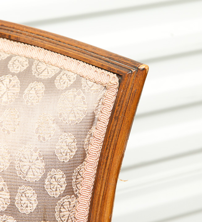 Pair of Michigan Furniture Vintage Upholstered Arm Chairs