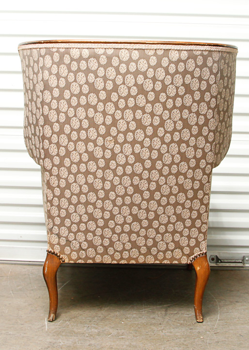 Pair of Michigan Furniture Vintage Upholstered Arm Chairs