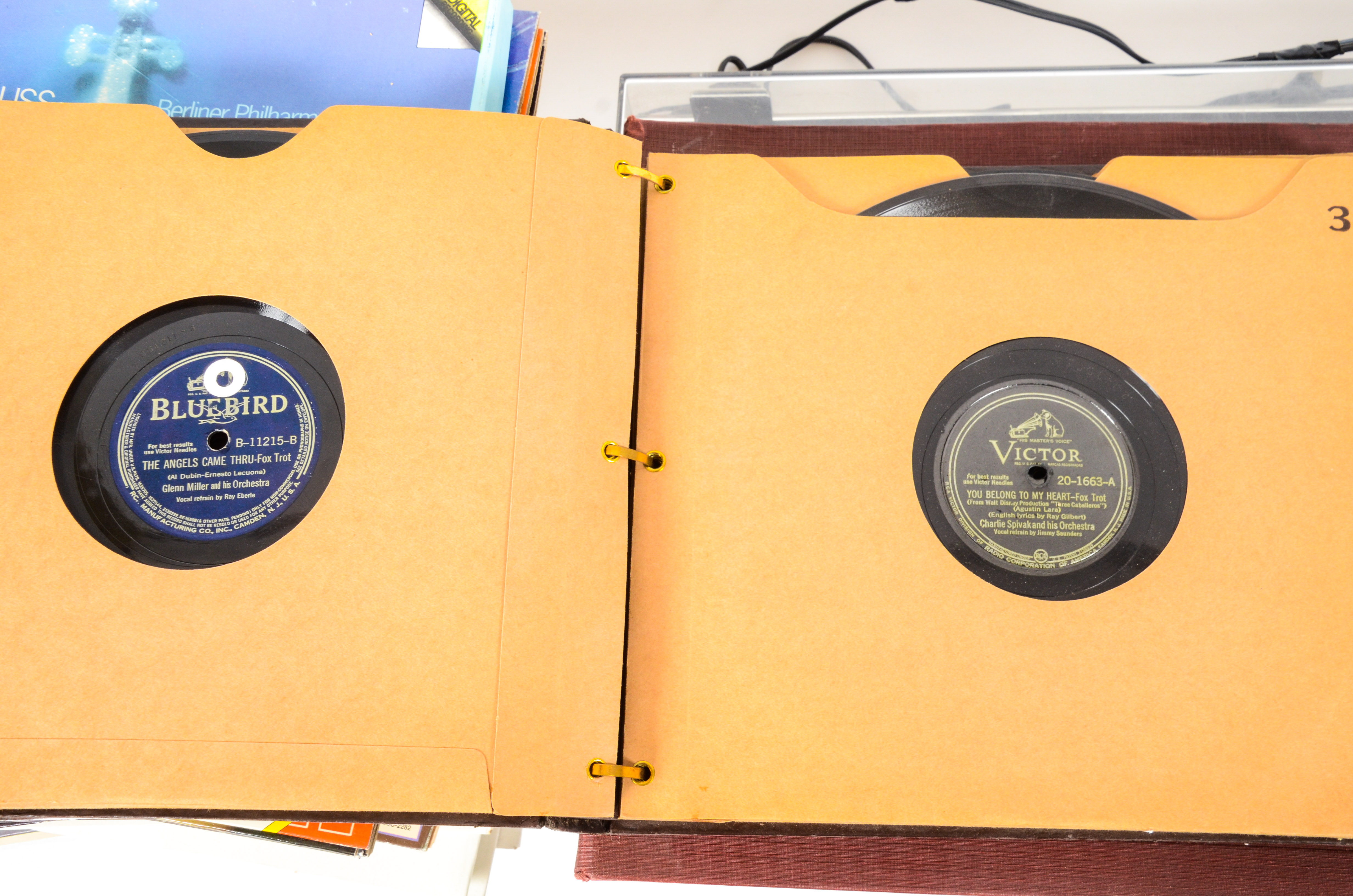 JVC Turntable and Orchestral Records