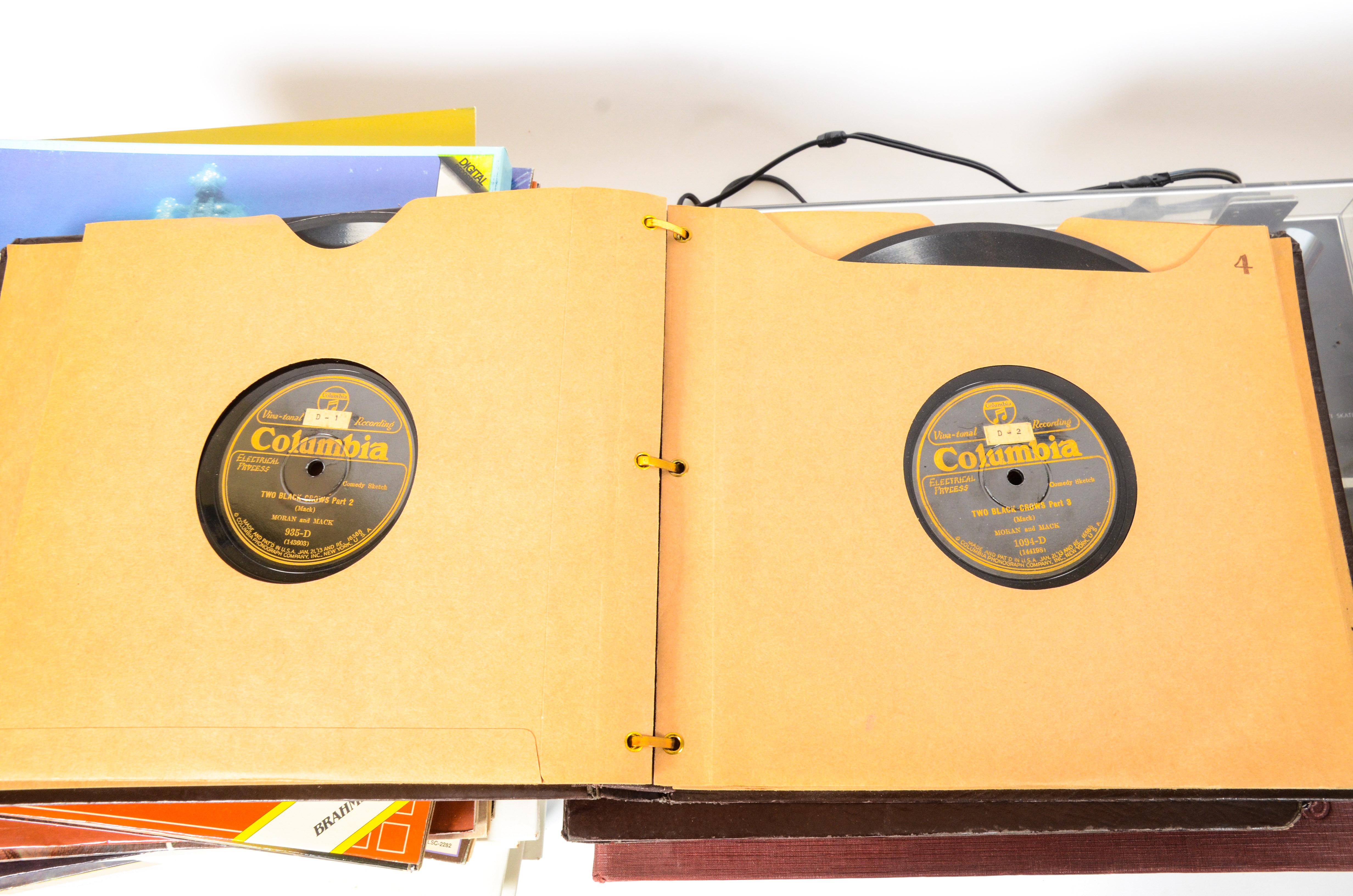 JVC Turntable and Orchestral Records