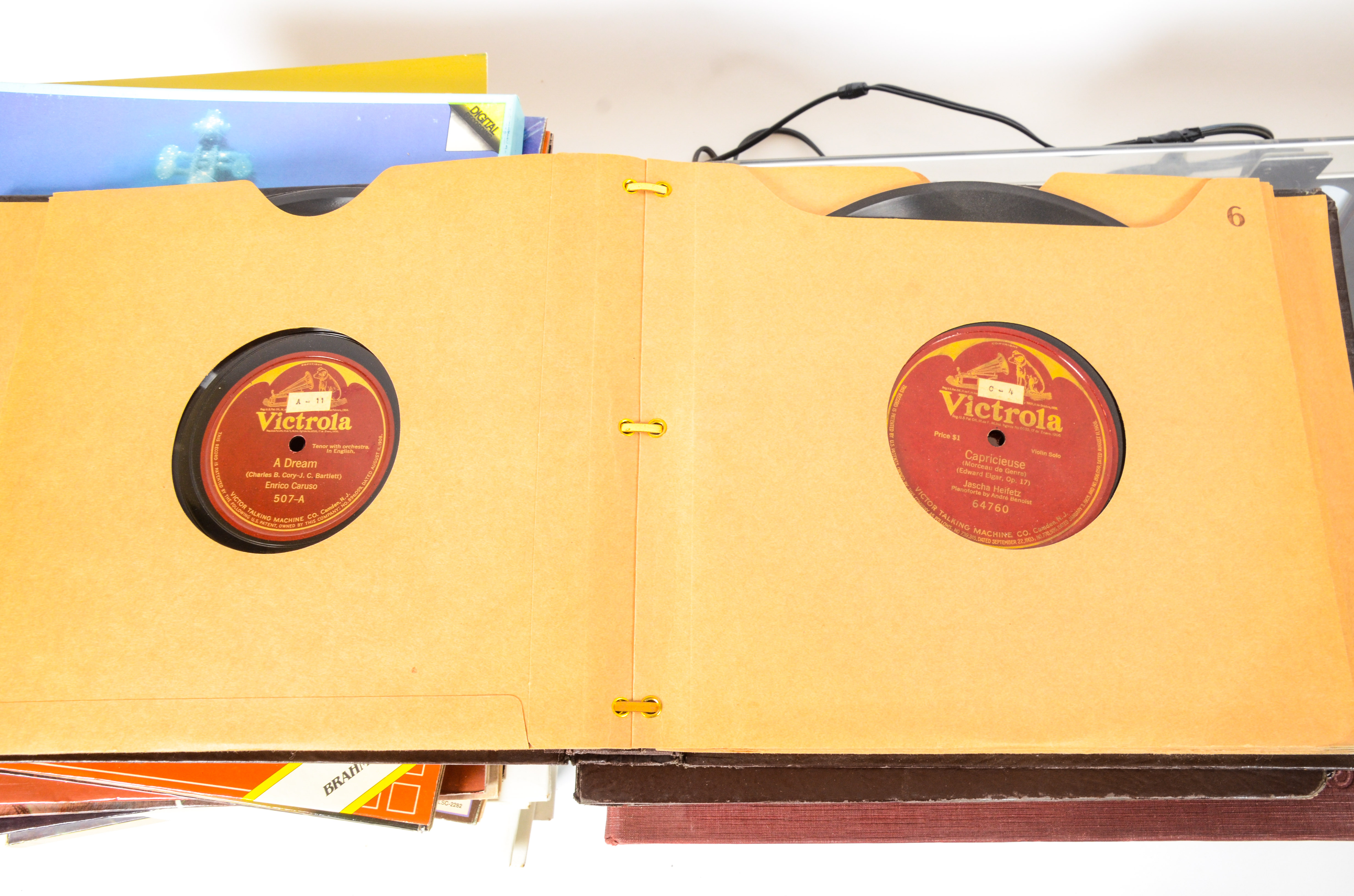 JVC Turntable and Orchestral Records