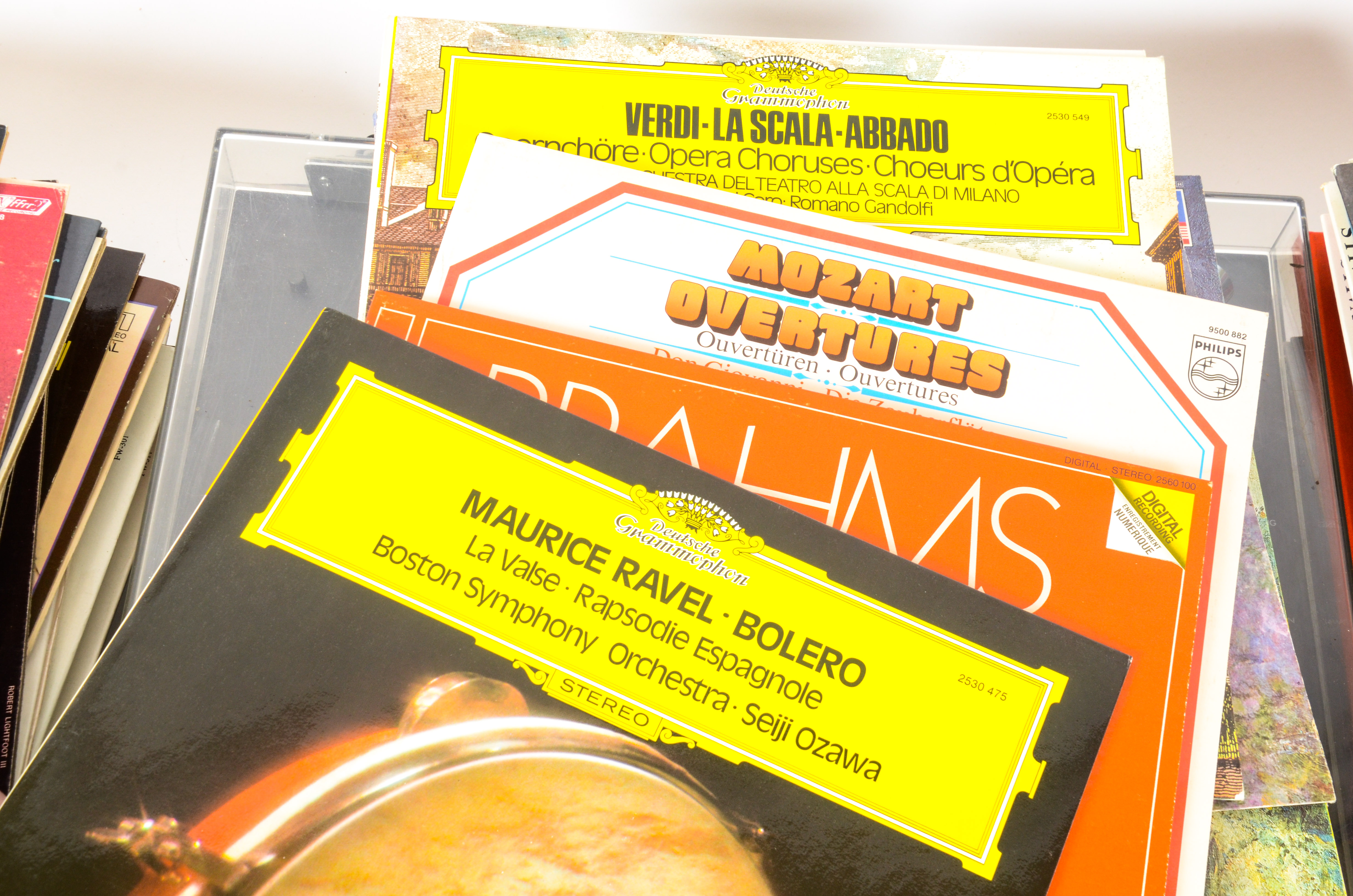 JVC Turntable and Orchestral Records