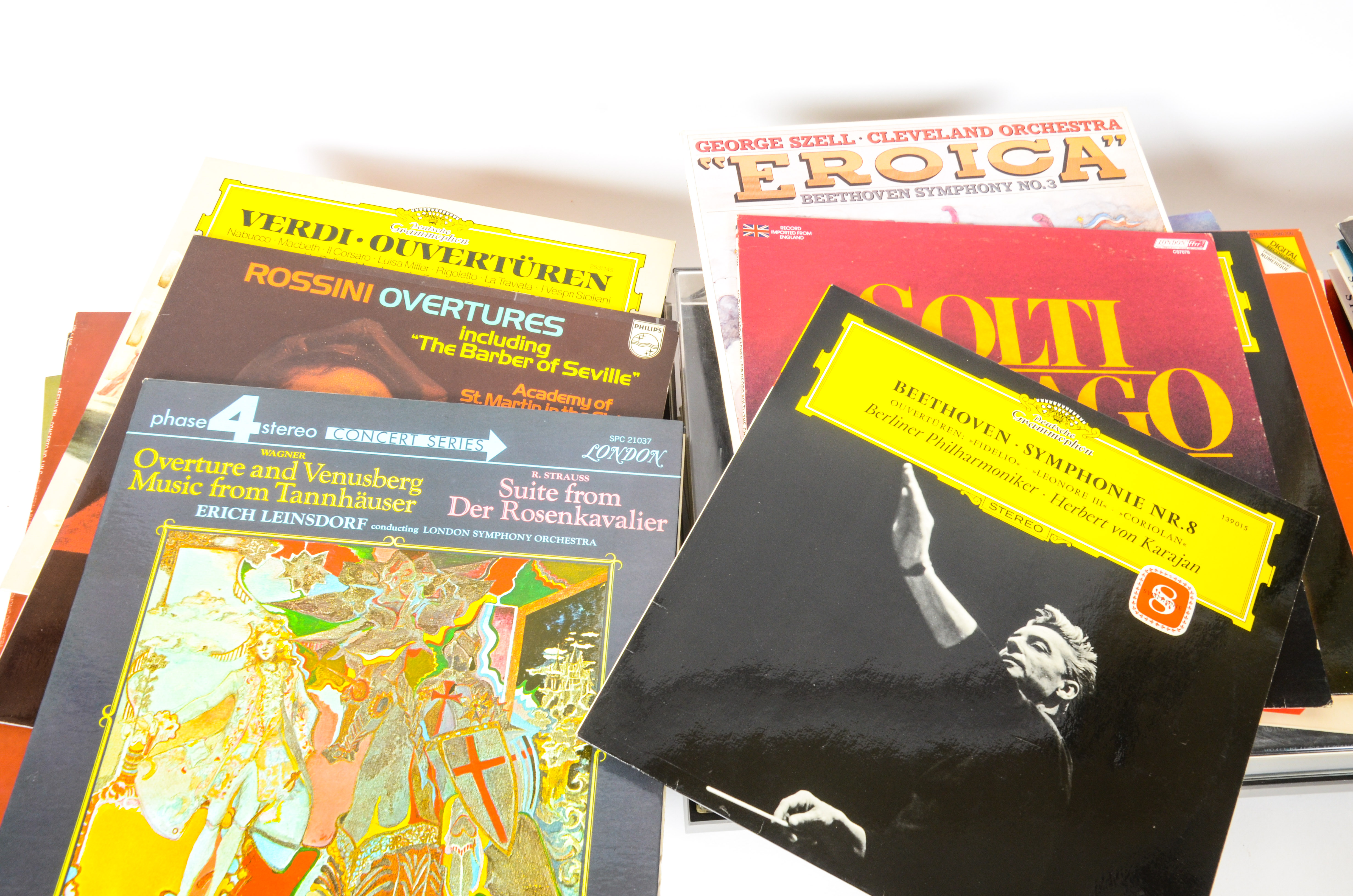 JVC Turntable and Orchestral Records