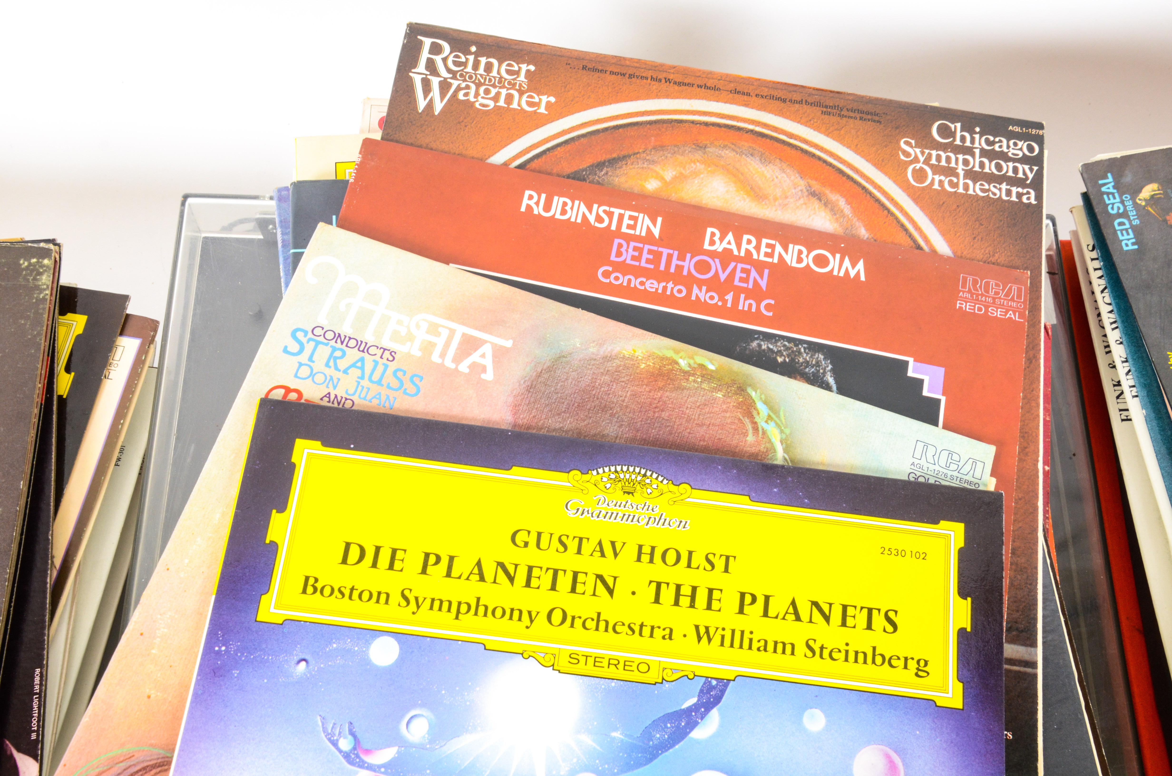 JVC Turntable and Orchestral Records