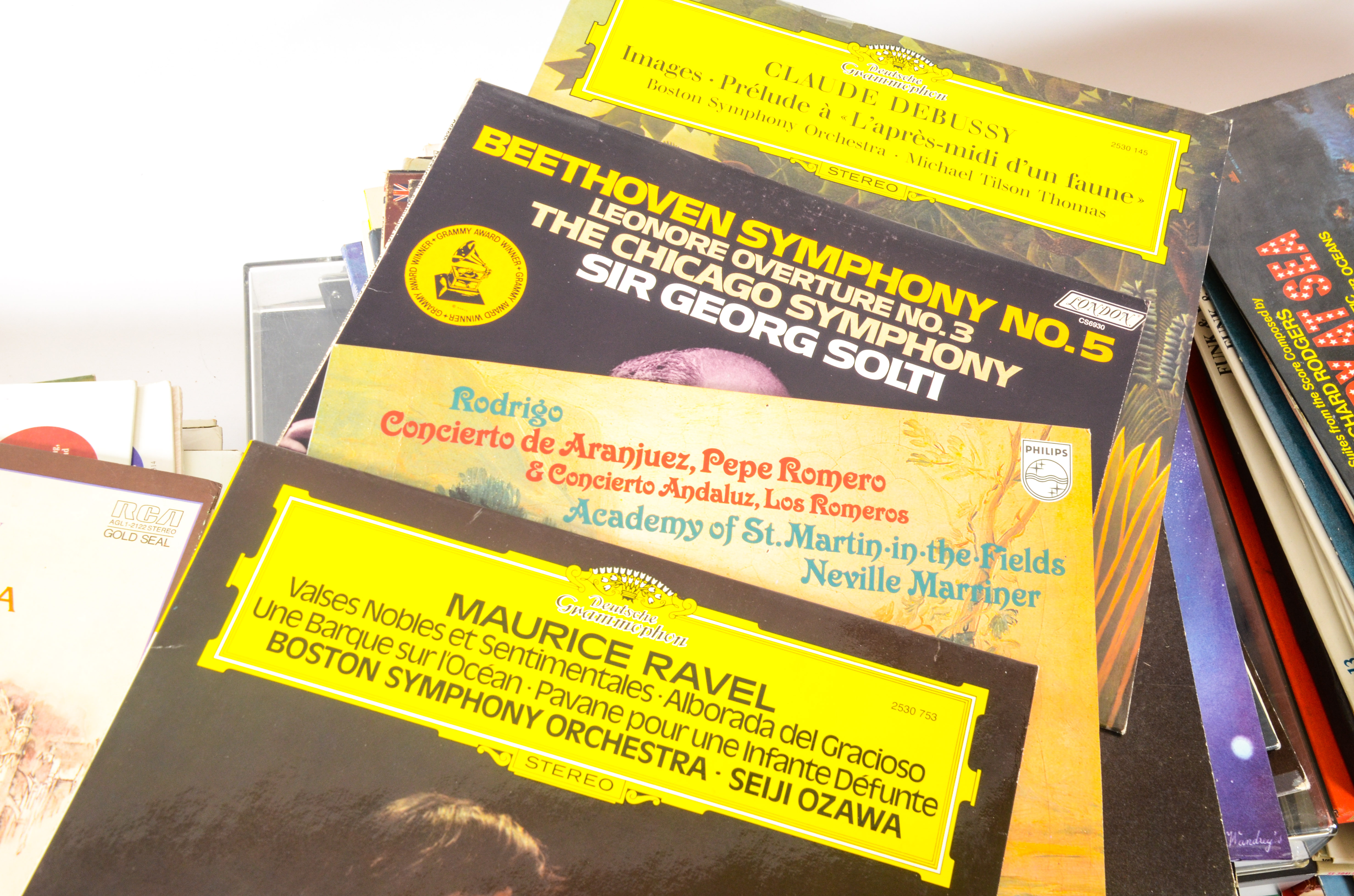 JVC Turntable and Orchestral Records