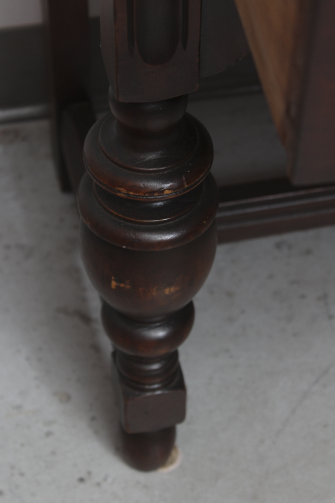 Circa 1930s Jacobean Style China Cabinet