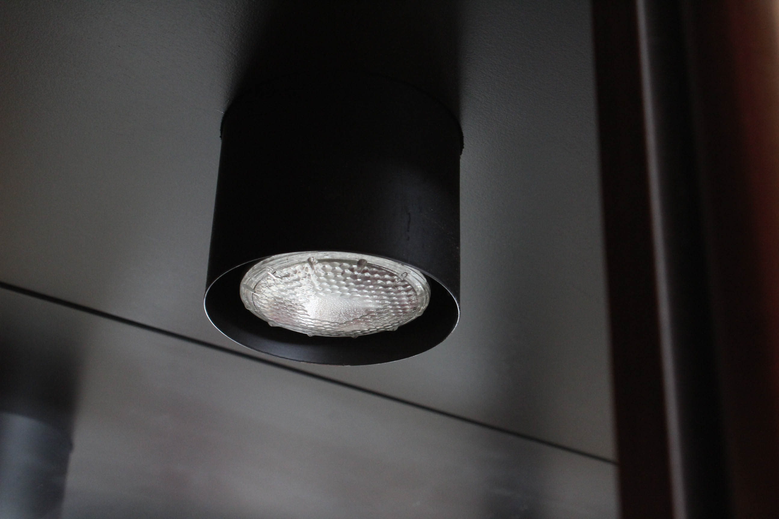 Framed Glass Sliding Door Lighted Display Case