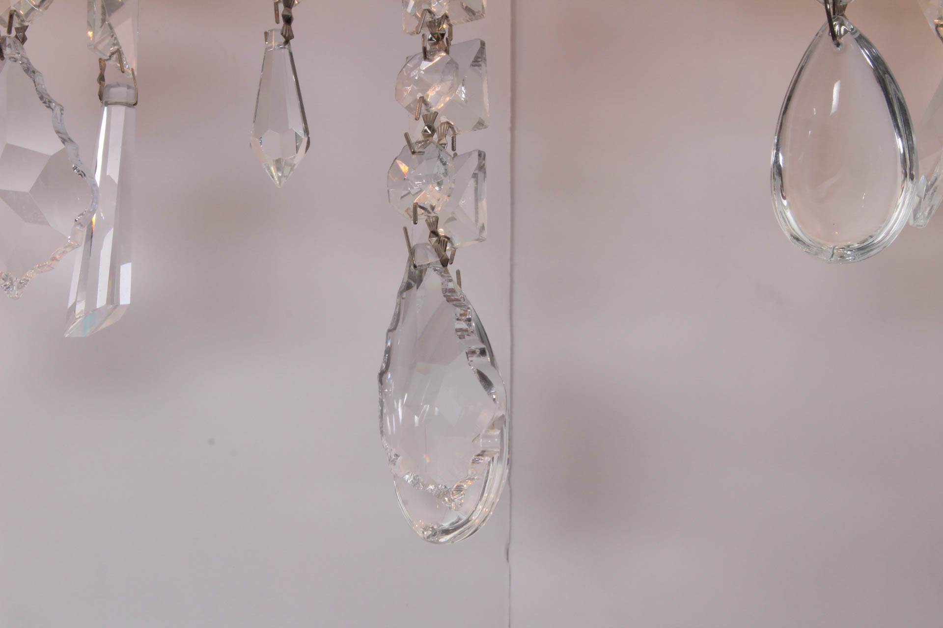 Modern Crystal Linear Chandelier By Nuevo