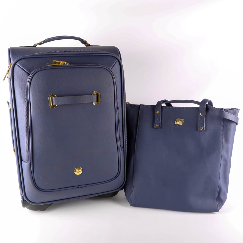 Joy Mangano Rolling Overnight Luggage and Tote