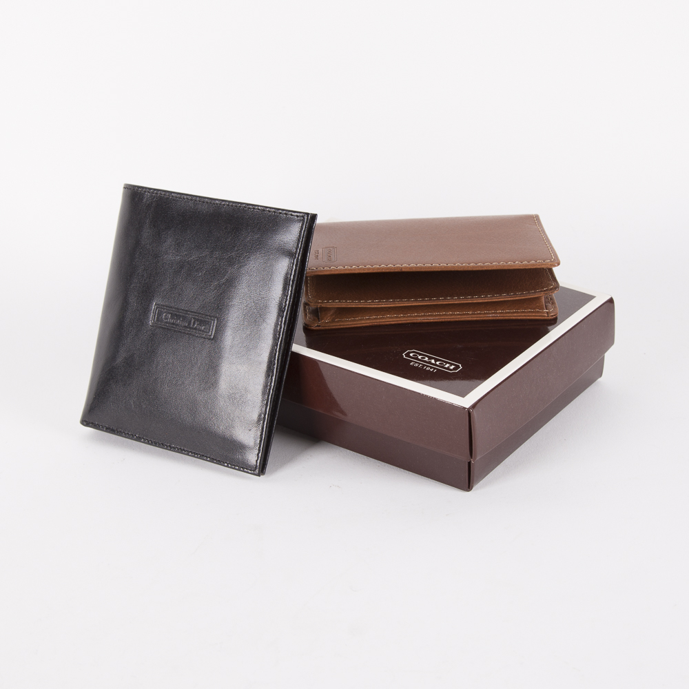 Coach and Christian Dior Wallets