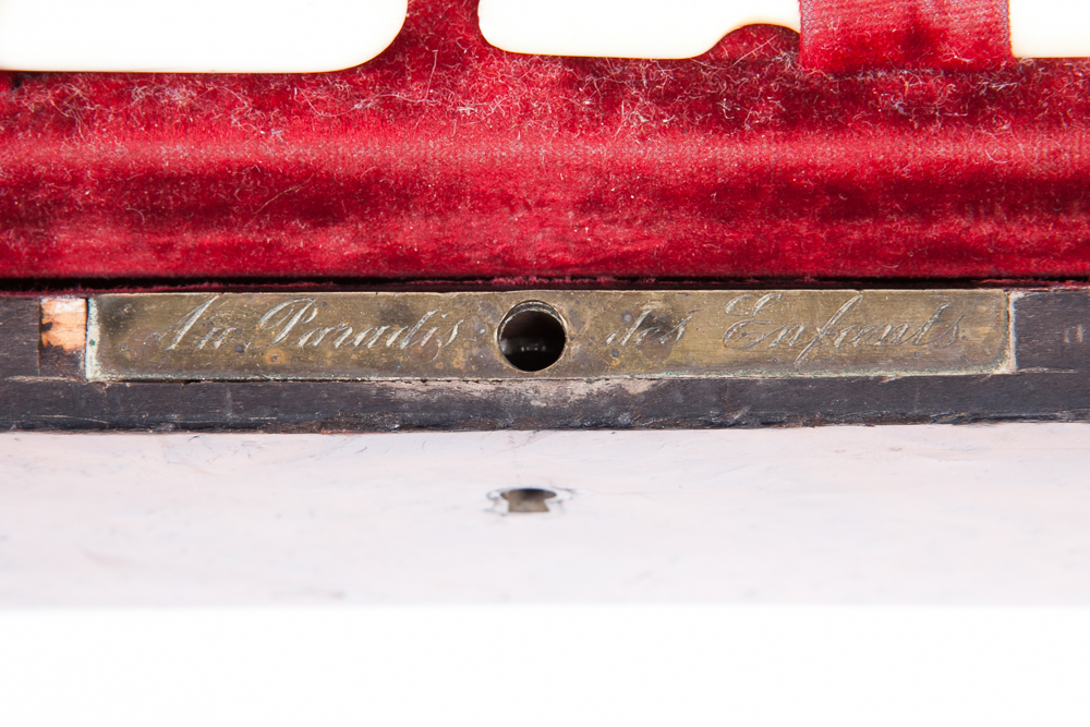 French Victorian Amboyna Sewing Kit