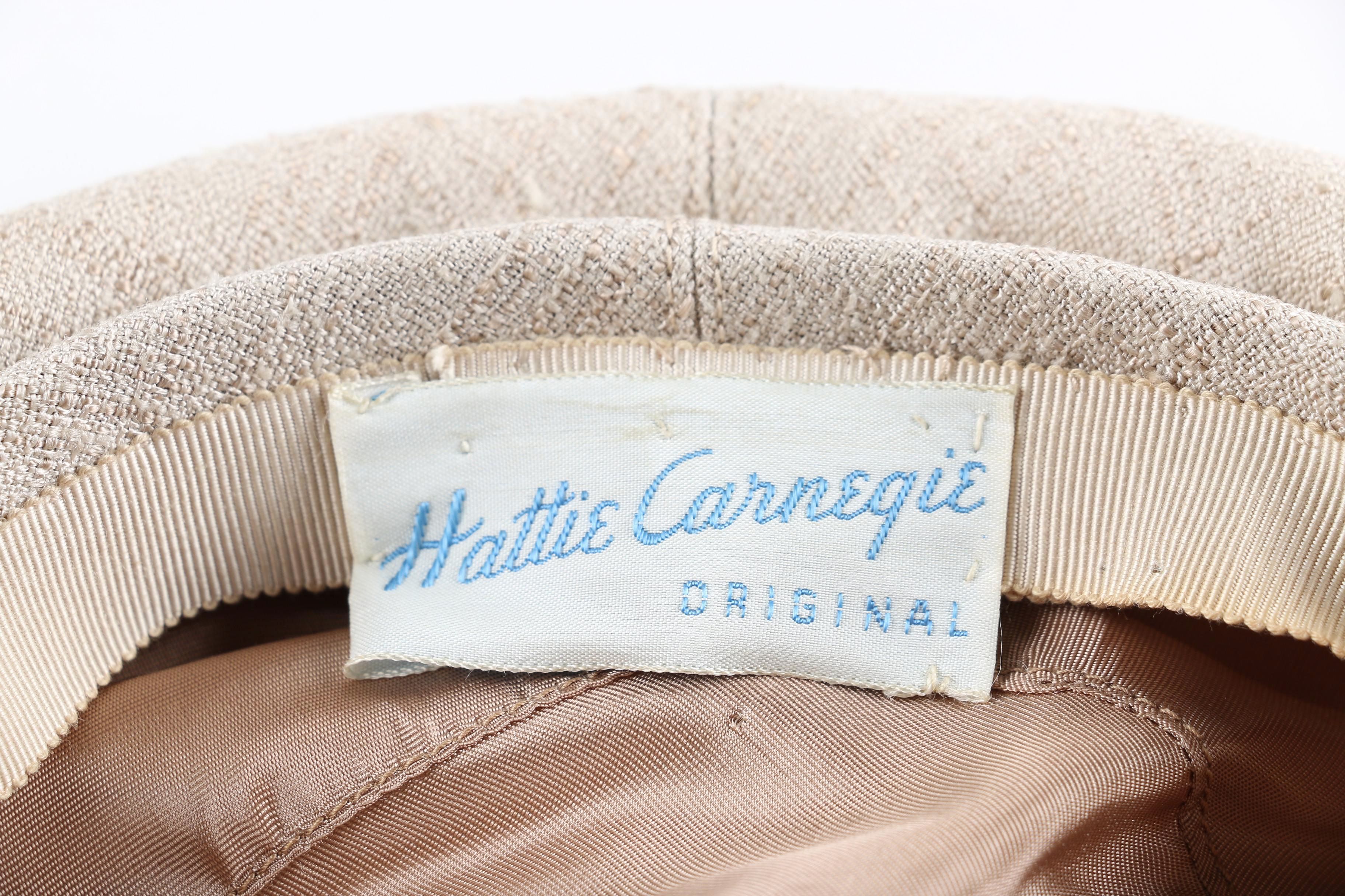 Hattie Carnegie Vintage Hat