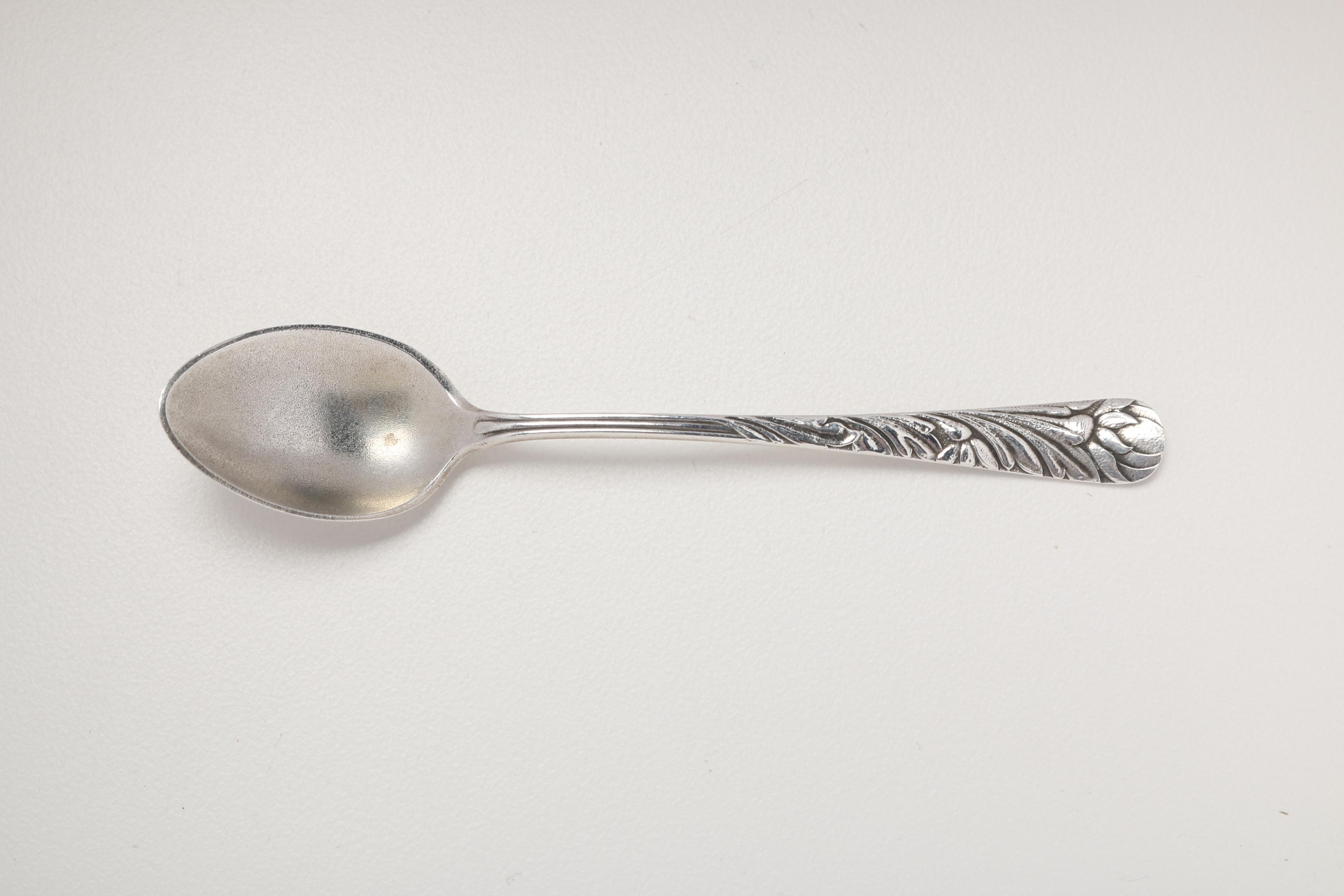 Sterling Silver Demitasse Spoons Featuring Gorham and Frank M. Whiting