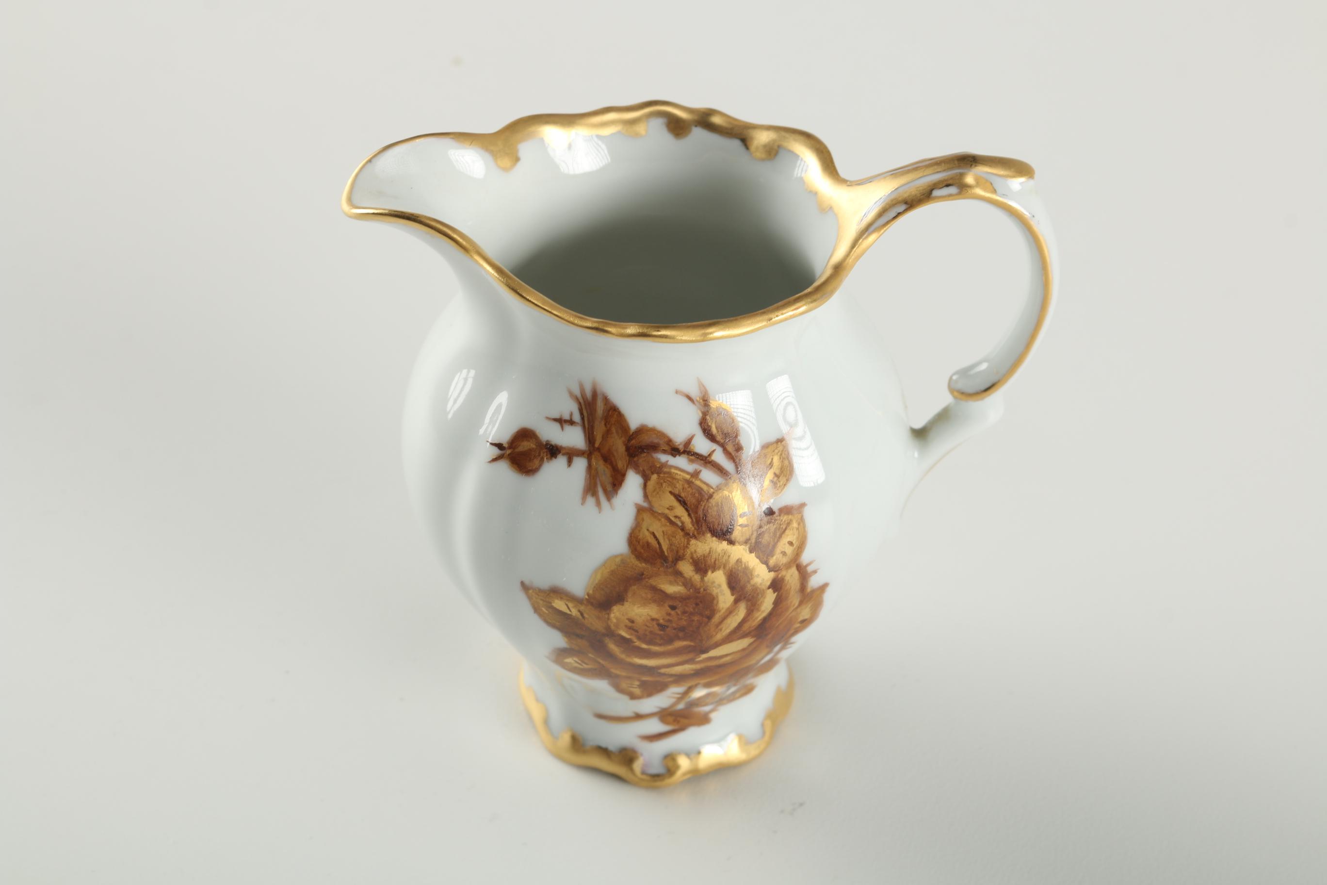 Signed, Hand-Painted Tableware Featuring Bareuther