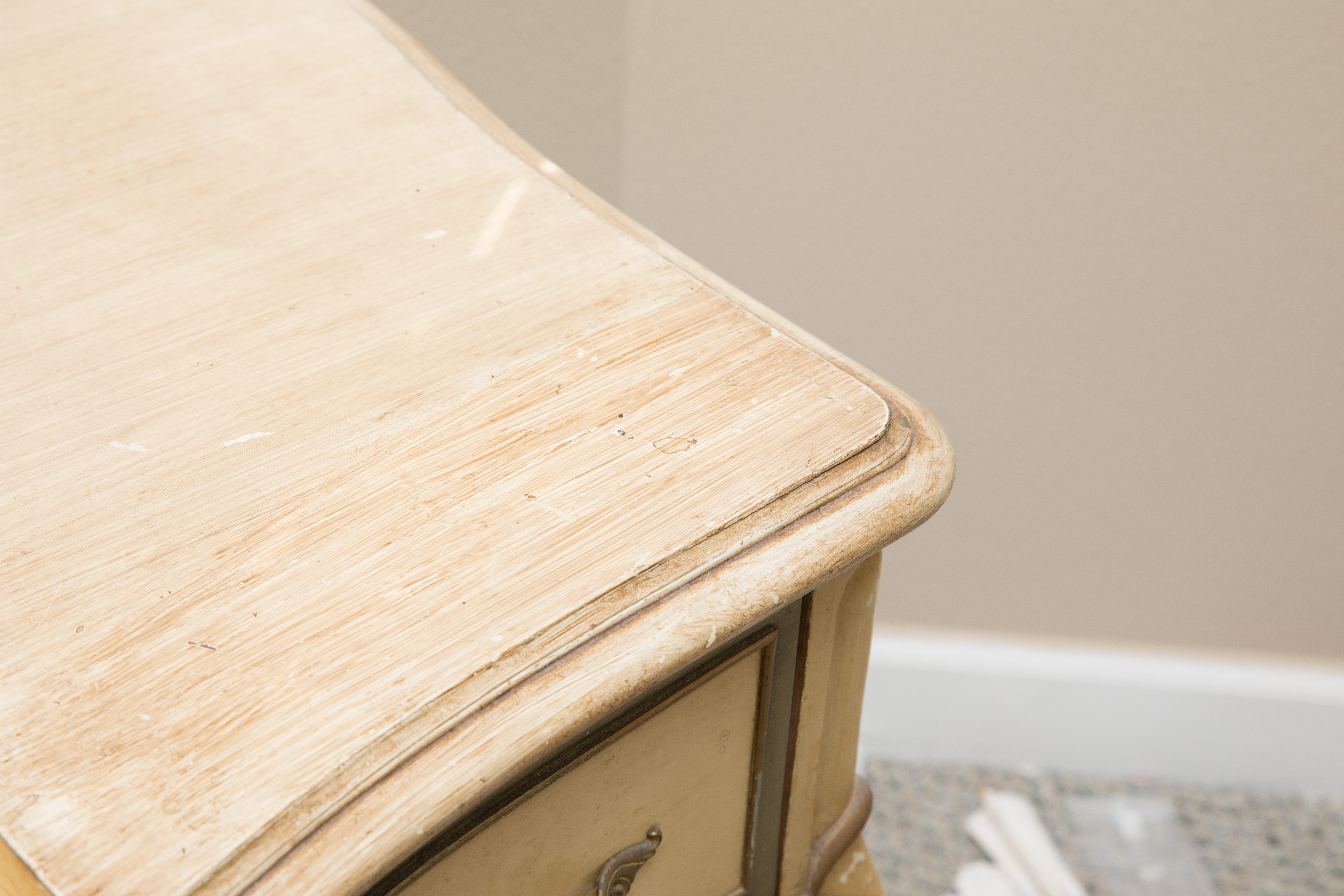 Vintage French Provincial Style Vanity and Bench by Drexel