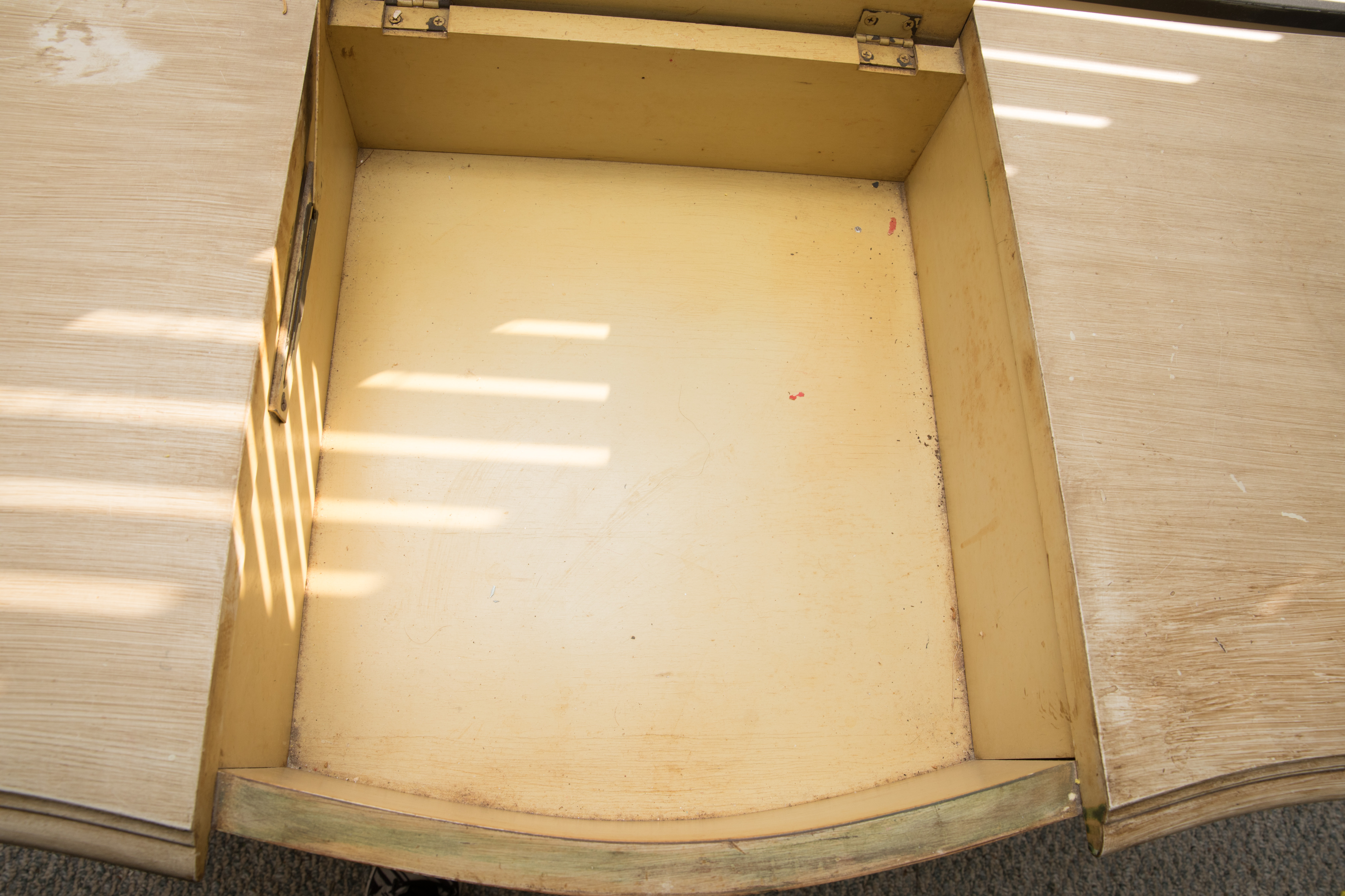 Vintage French Provincial Style Vanity and Bench by Drexel