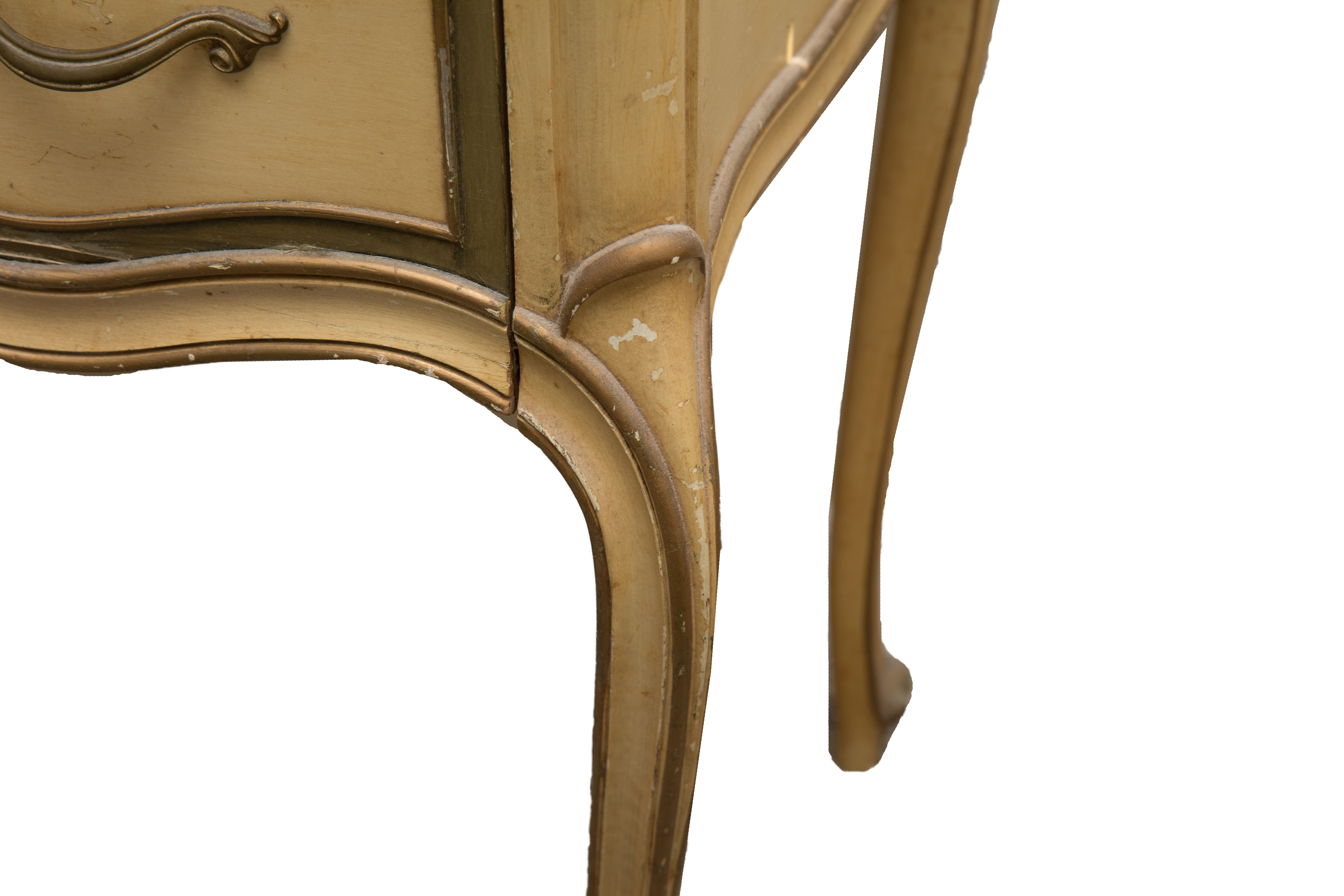 Vintage French Provincial Style Vanity and Bench by Drexel