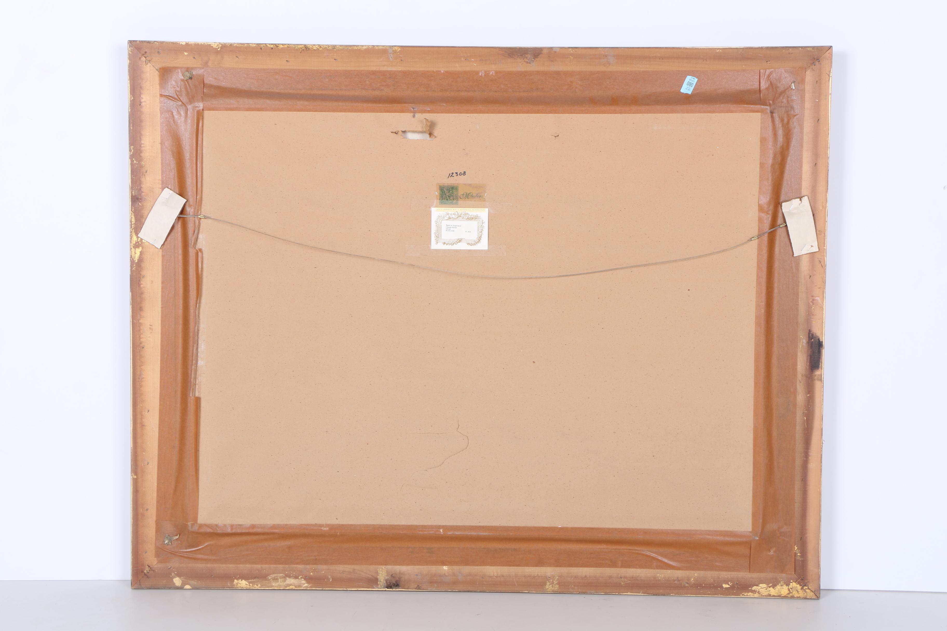 Original T. Caine Oil Painting After Monet's "Basin at Argenteuil"