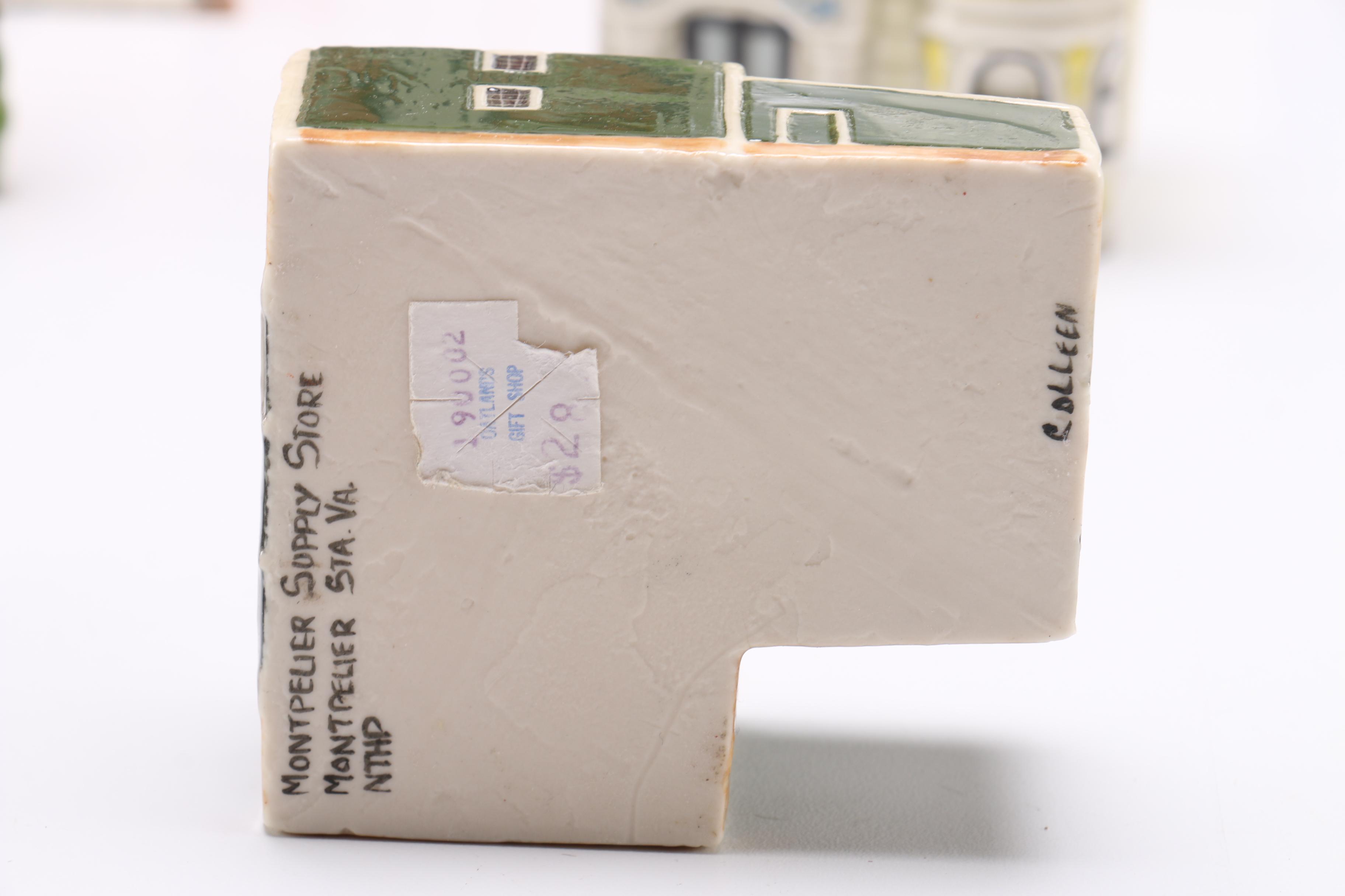 Collection of Ceramic House Themed Decor