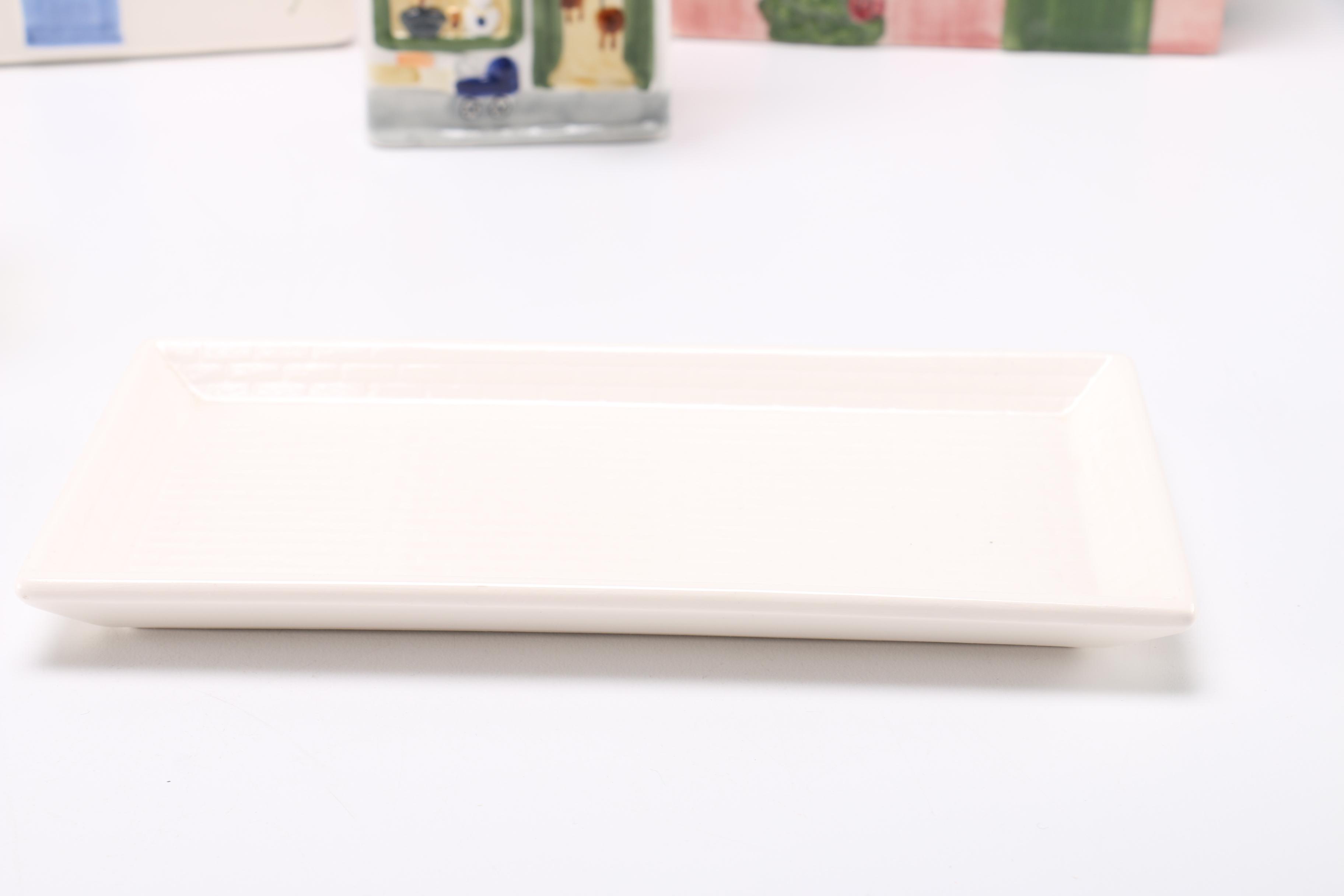 Collection of Ceramic House Themed Decor