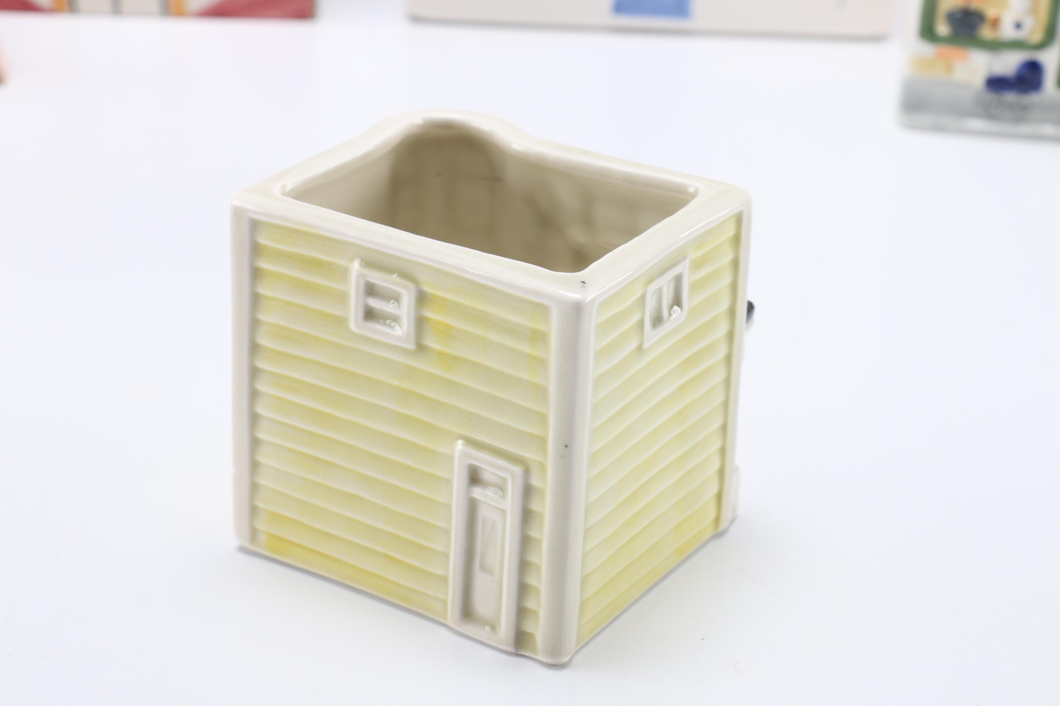 Collection of Ceramic House Themed Decor